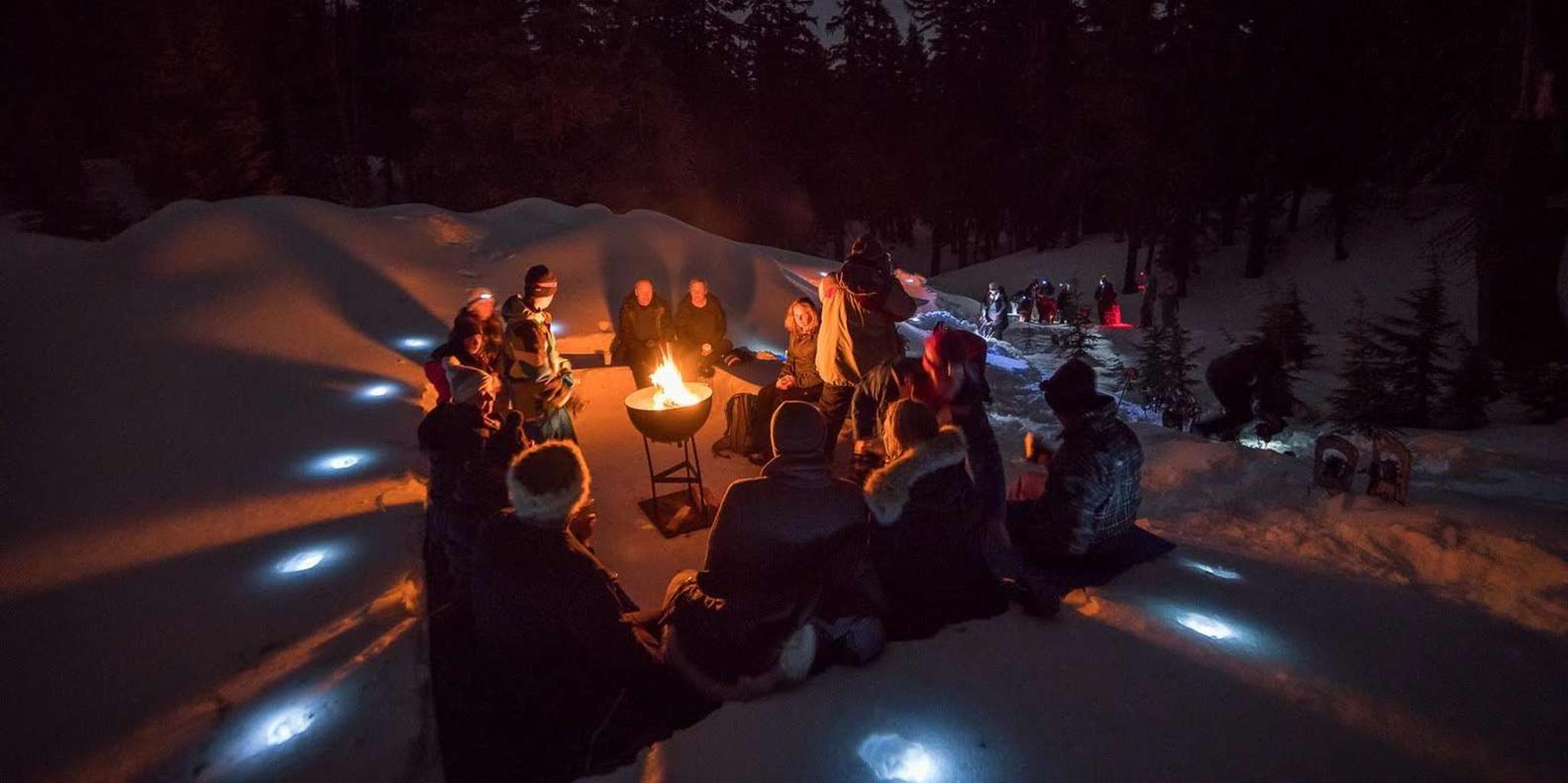 Bend Snowshoeing Tour and Bonfire - Image 3