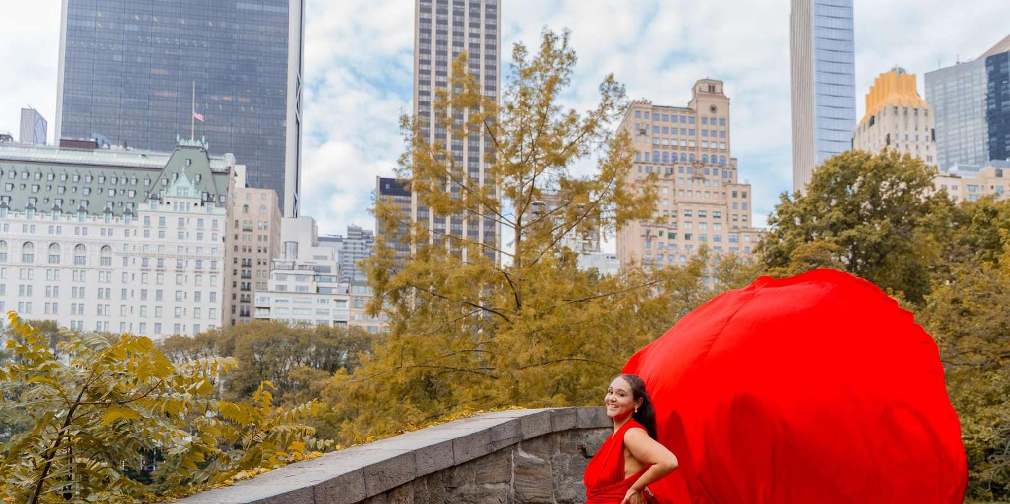 New York City Flying Dress Photoshoot - Image 4