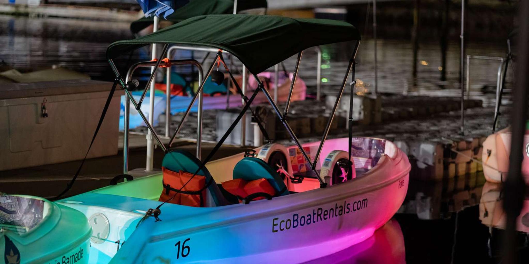 San Diego Night Glow Pedal Boat Tour - Image 2