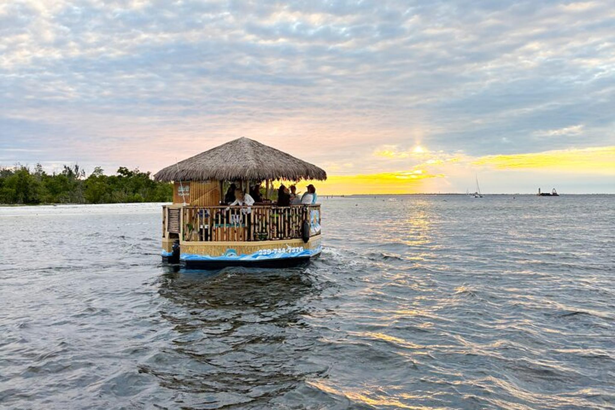 Fort Myers Beach Tiki Cruise at Sunset 90 min