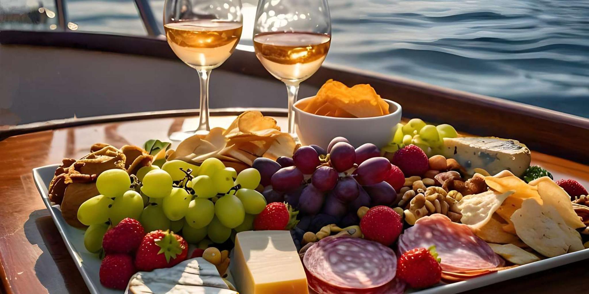 Marina Del Rey Romantic Cruise with Wine and Cheese