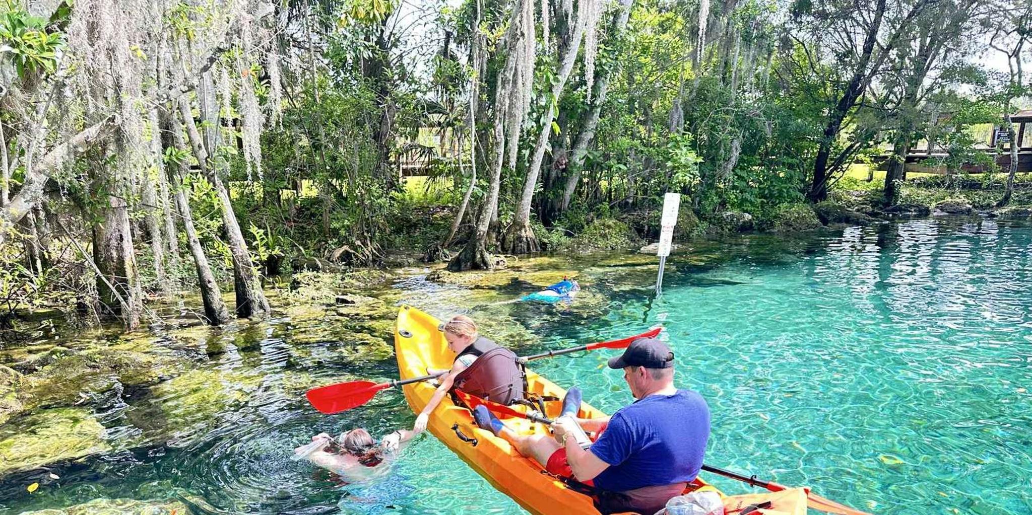 Crystal River Clear Kayak and Snorkeling Tour - Image 1