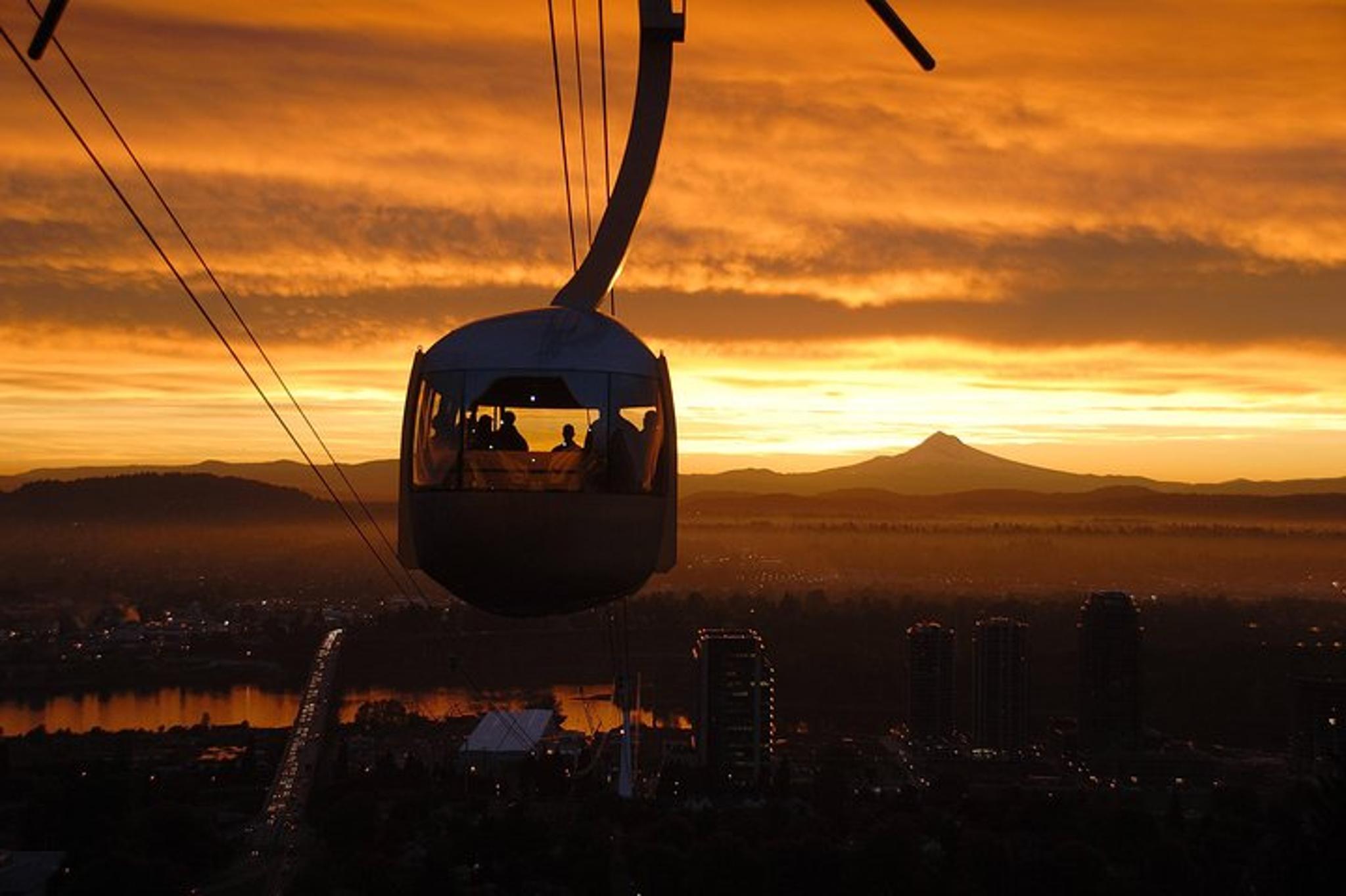 Portland Aerial Tram and Rooftop Tour - Image 1