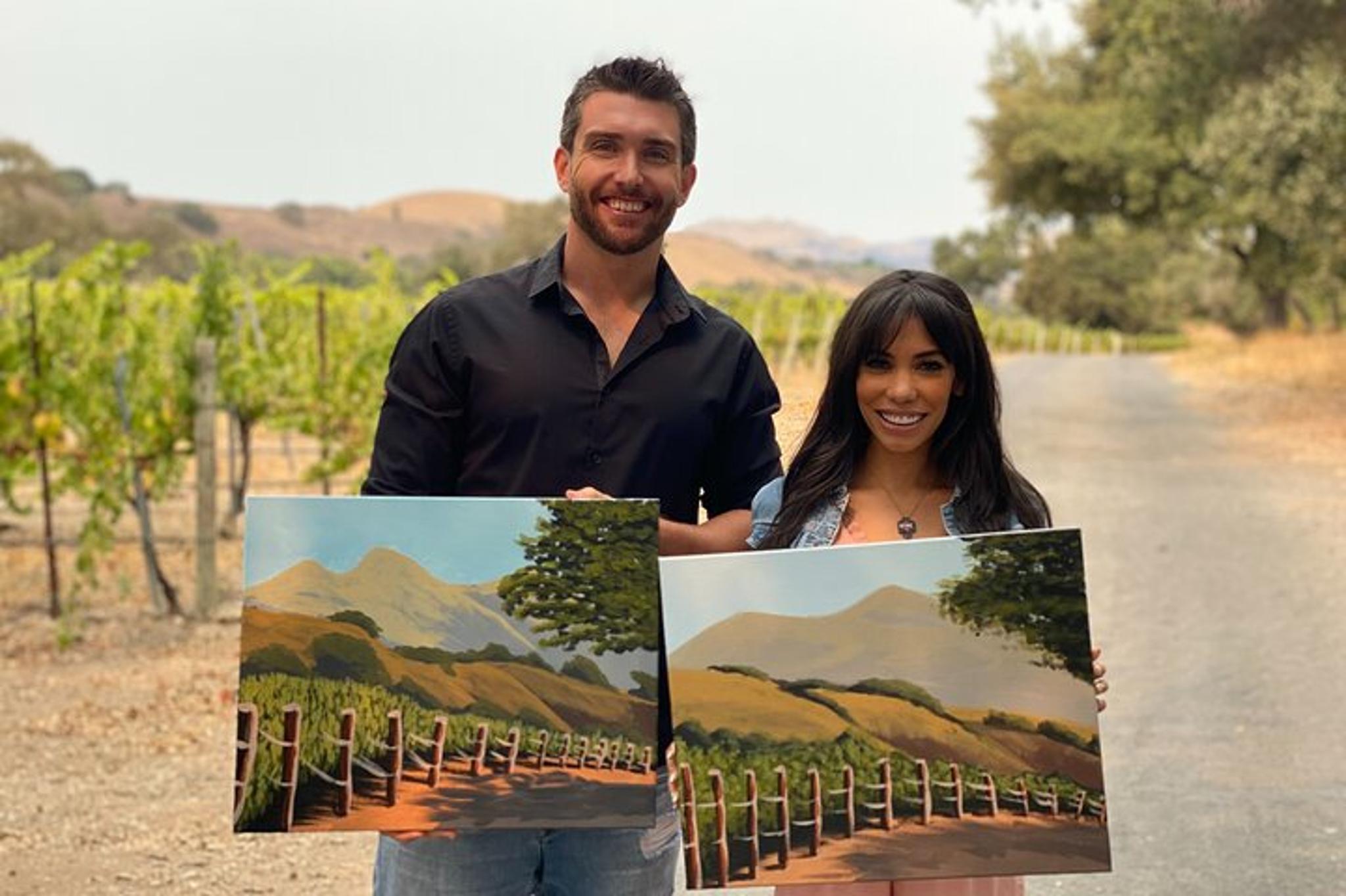 Santa Barbara Vineyard Painting and Wine Tasting