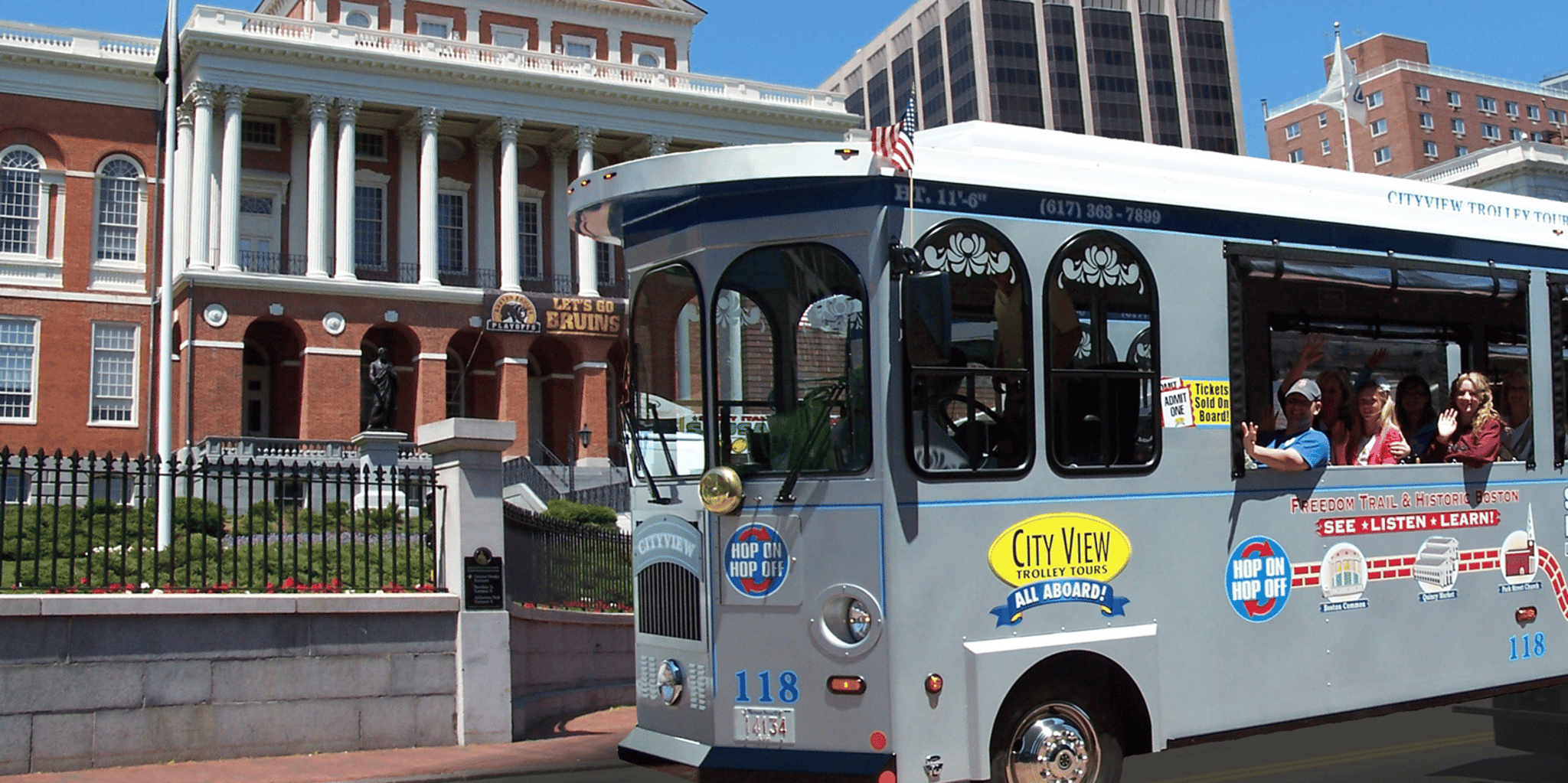 Boston Hop-On Hop-Off Trolley Tour