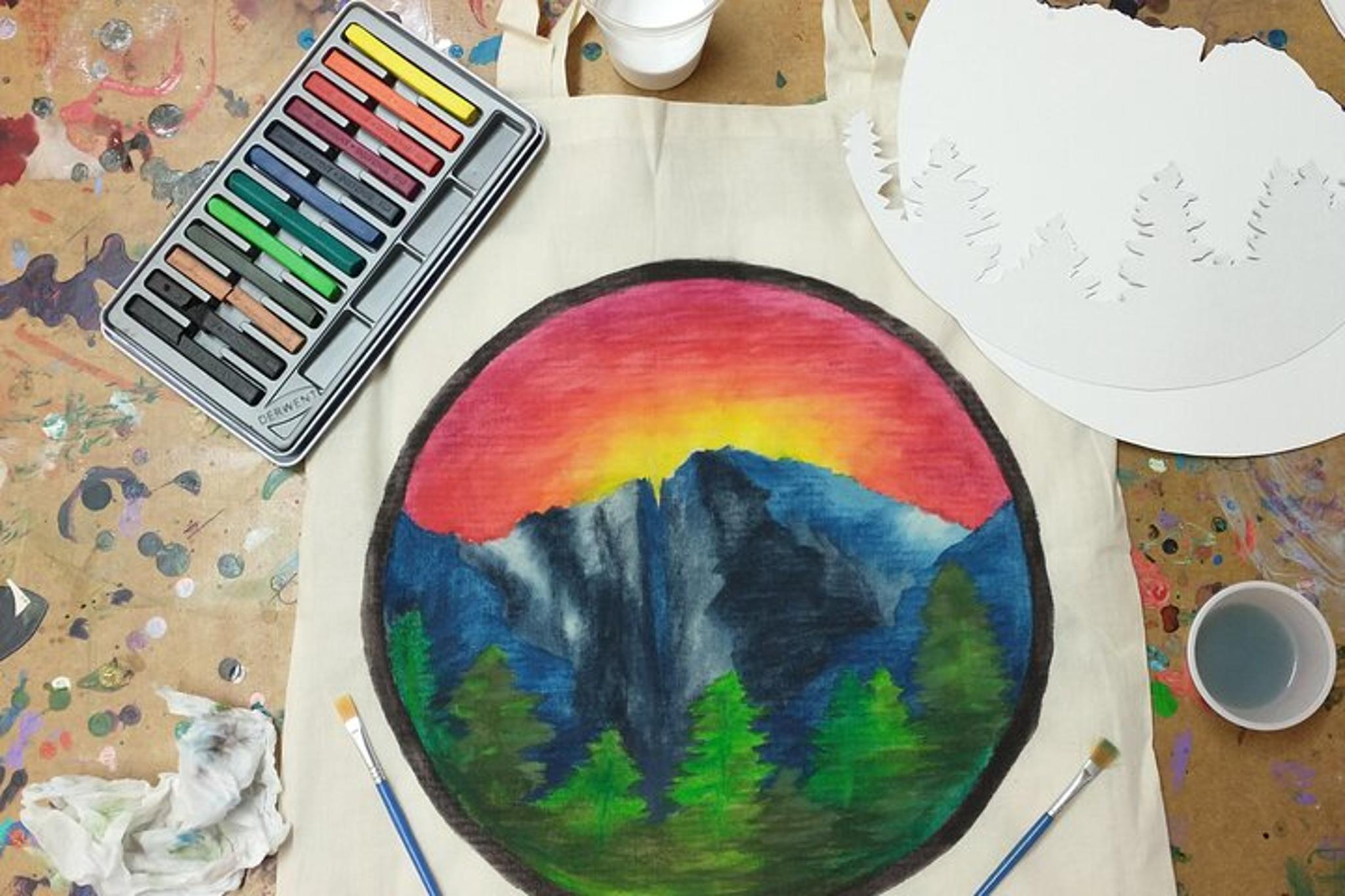 Estes Park Inktense Painting Class