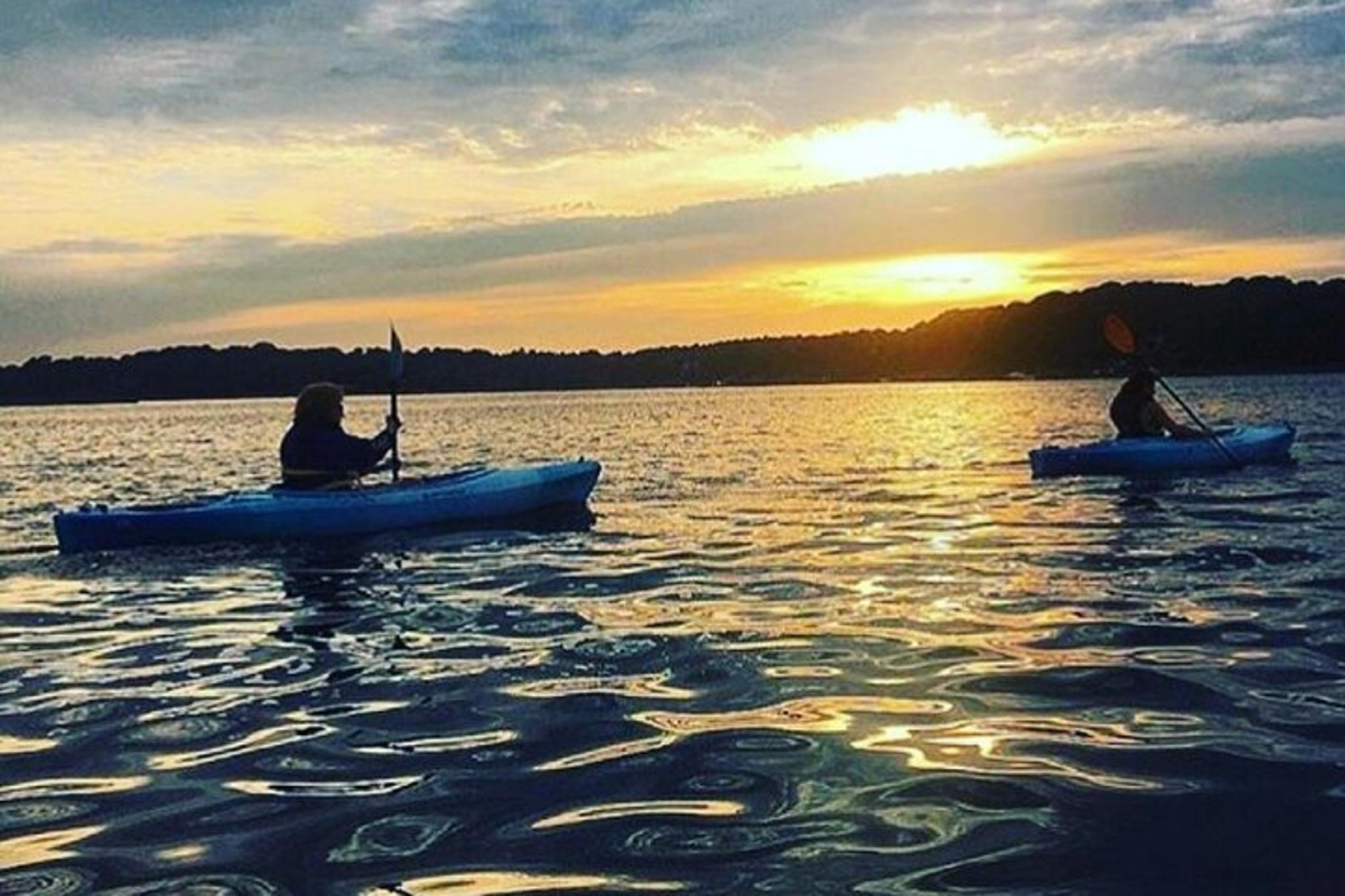 Cape Cod Kayak Tour at Sunset