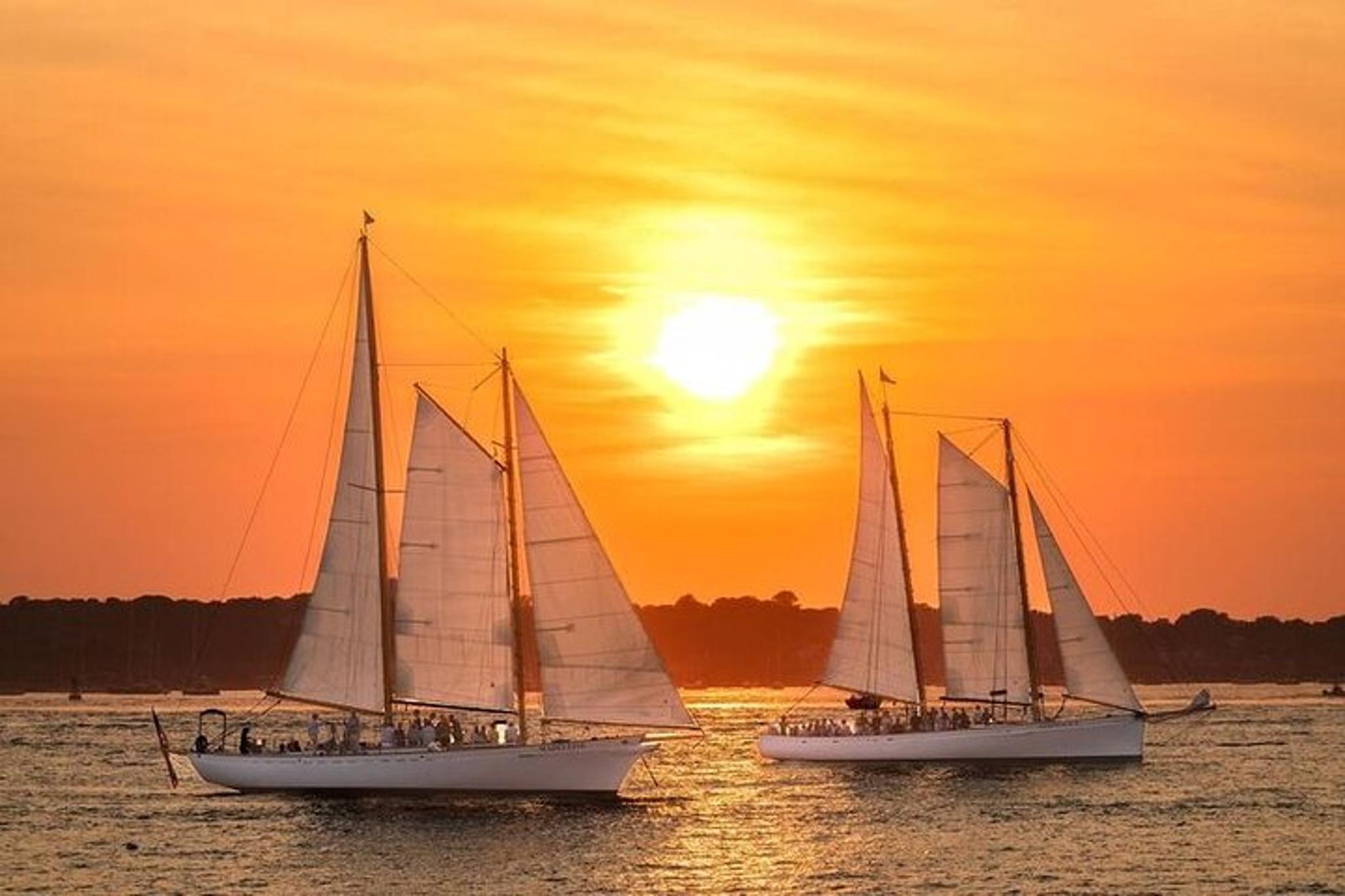 Newport Sunset Sail on Classic Sailboat - Image 2