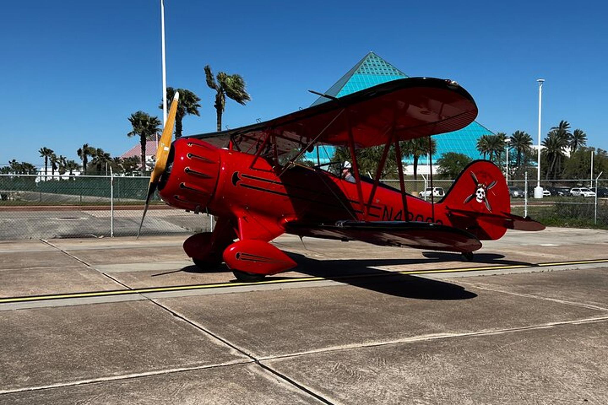 Galveston Open Cockpit Biplane Ride - Image 3