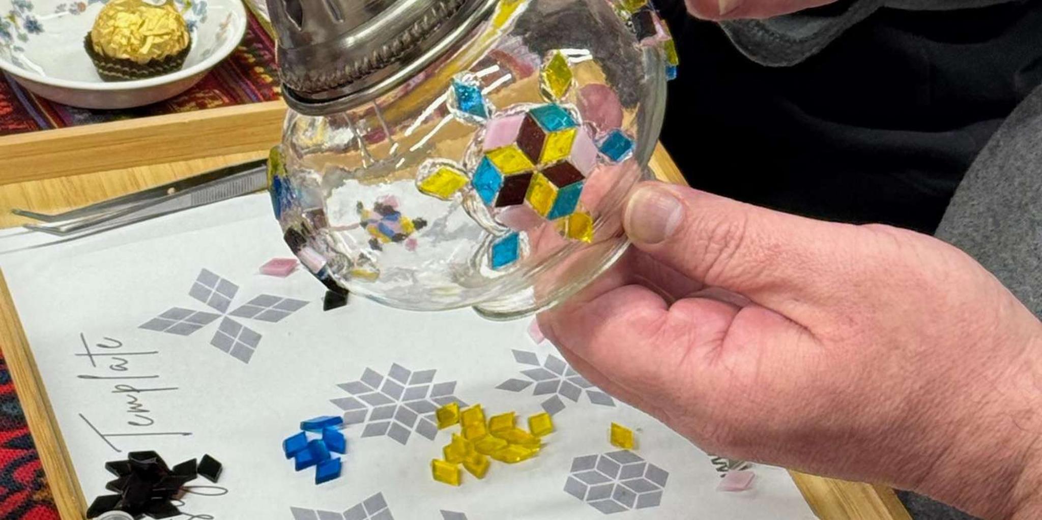 Philadelphia Turkish Mosaic Lamp Workshop - Image 4
