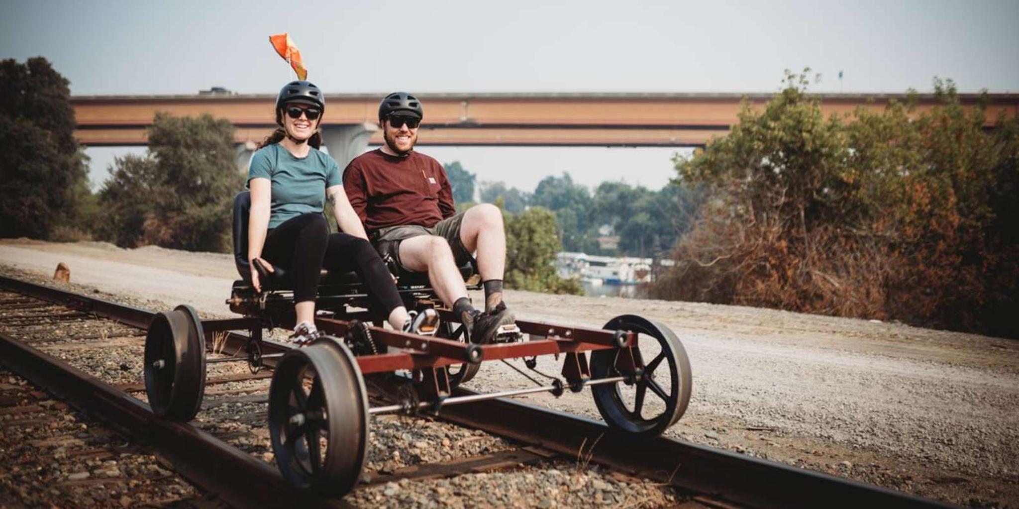 Sacramento Railbike Tour on the River