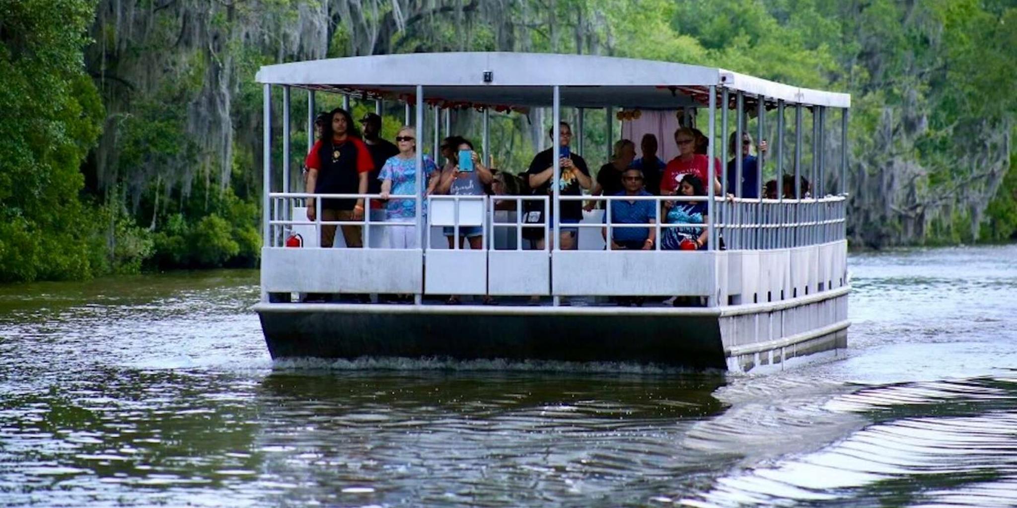 New Orleans Bayou Pontoon Boat Tour