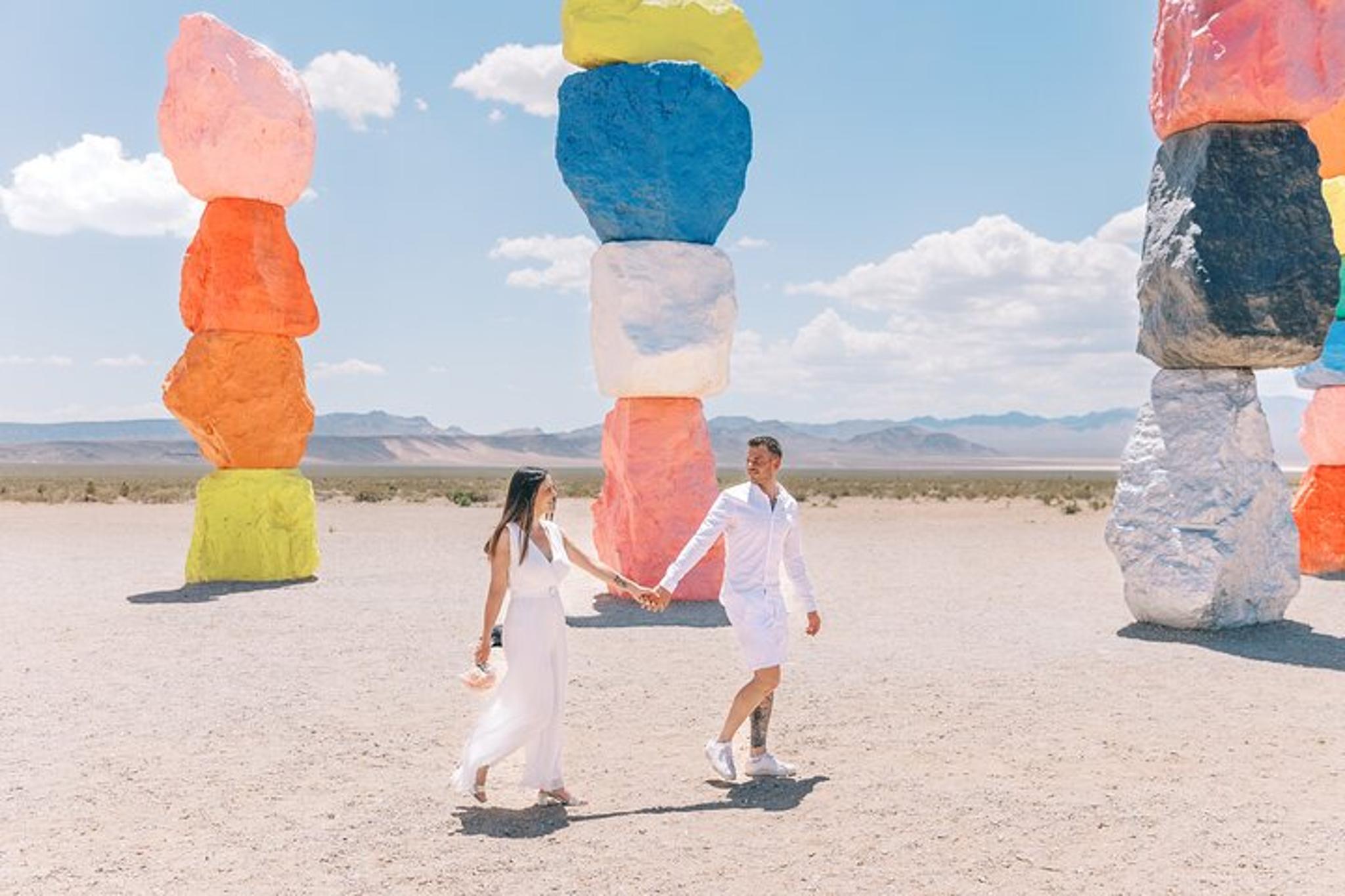 Las Vegas Wedding Ceremony at 7 Magic Mountains - Image 5