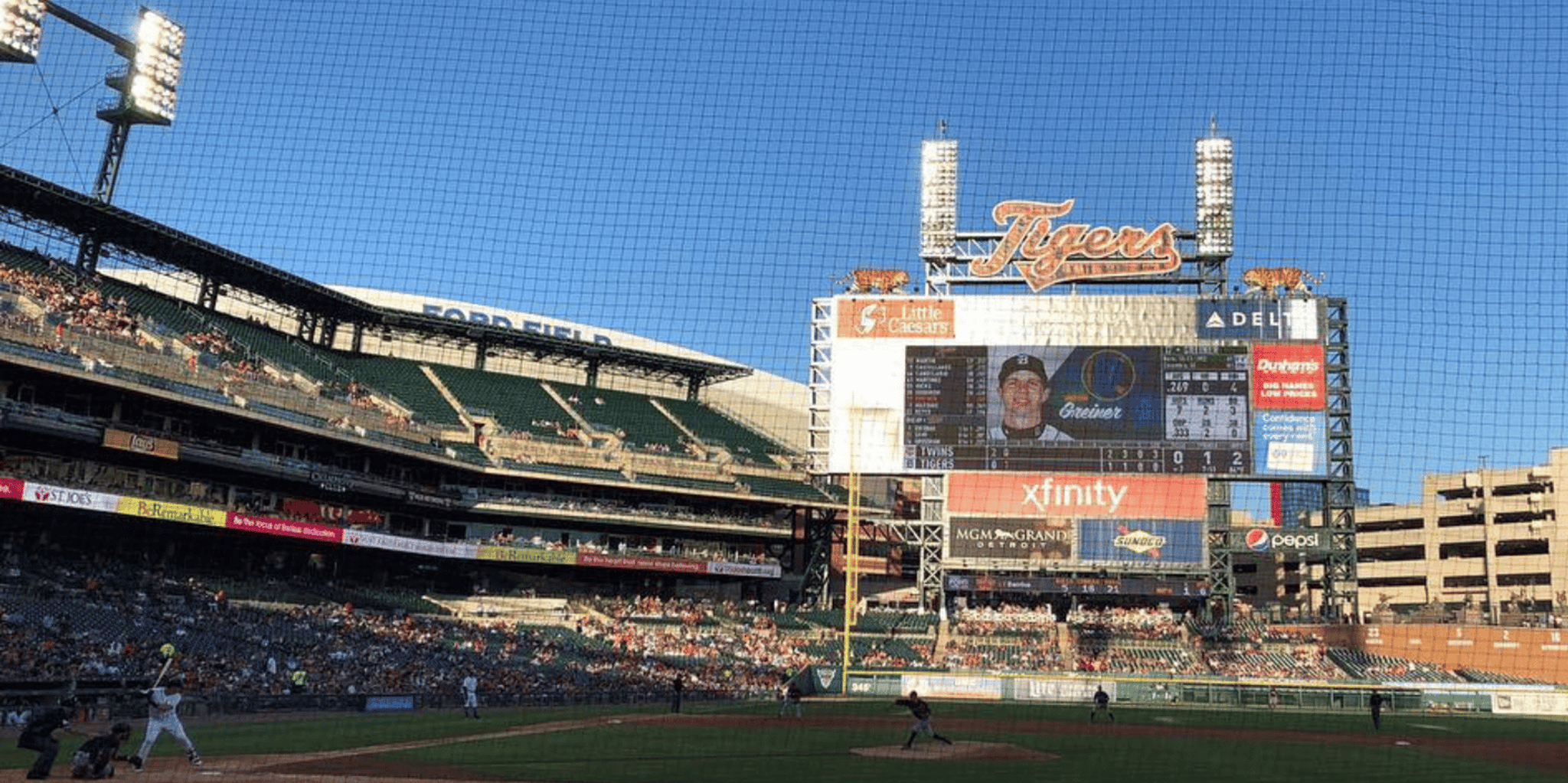 Detroit Tigers Baseball Game at Comerica Park