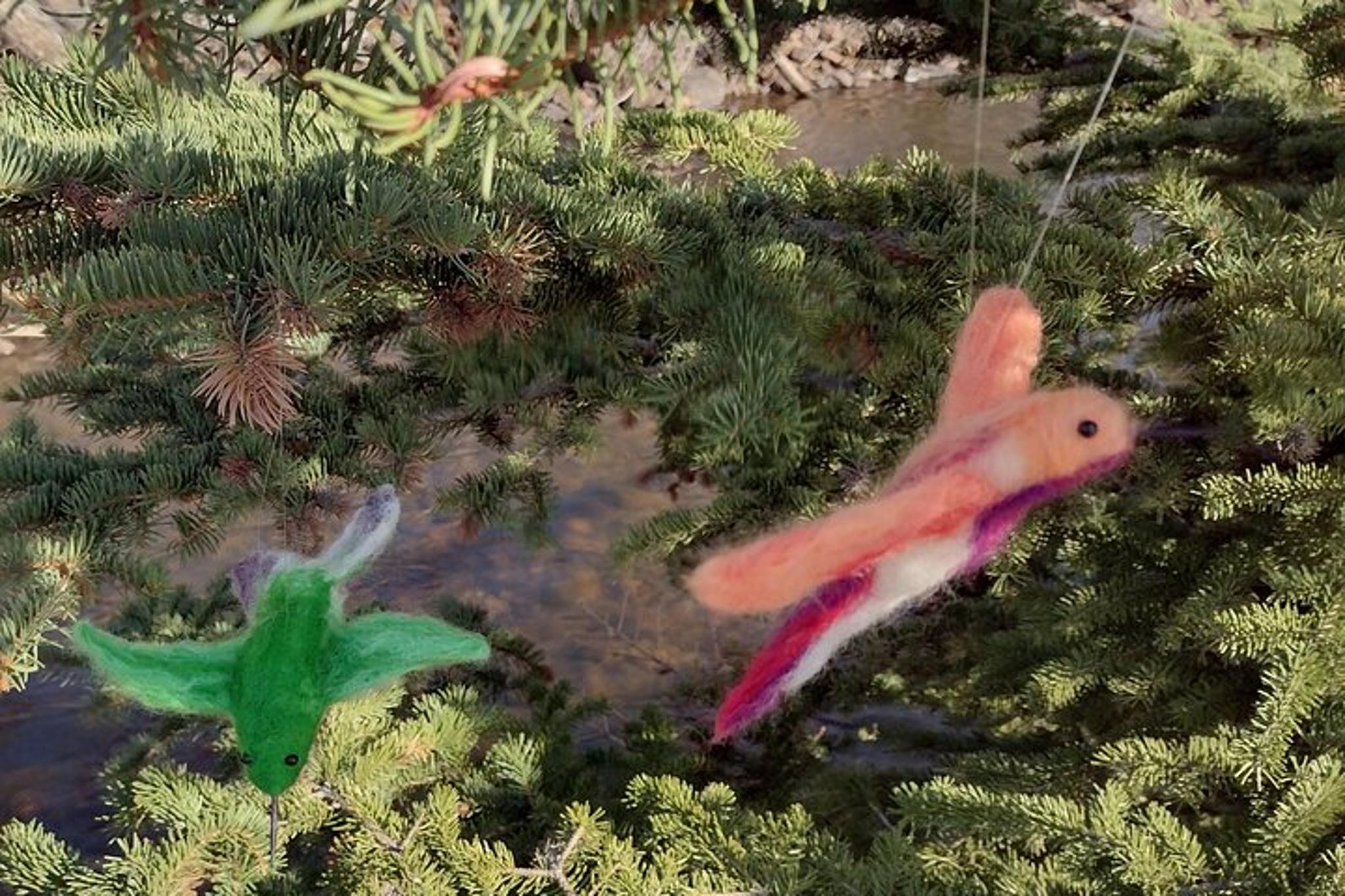 Estes Park Felting Hummingbird Ornament Class - Image 4