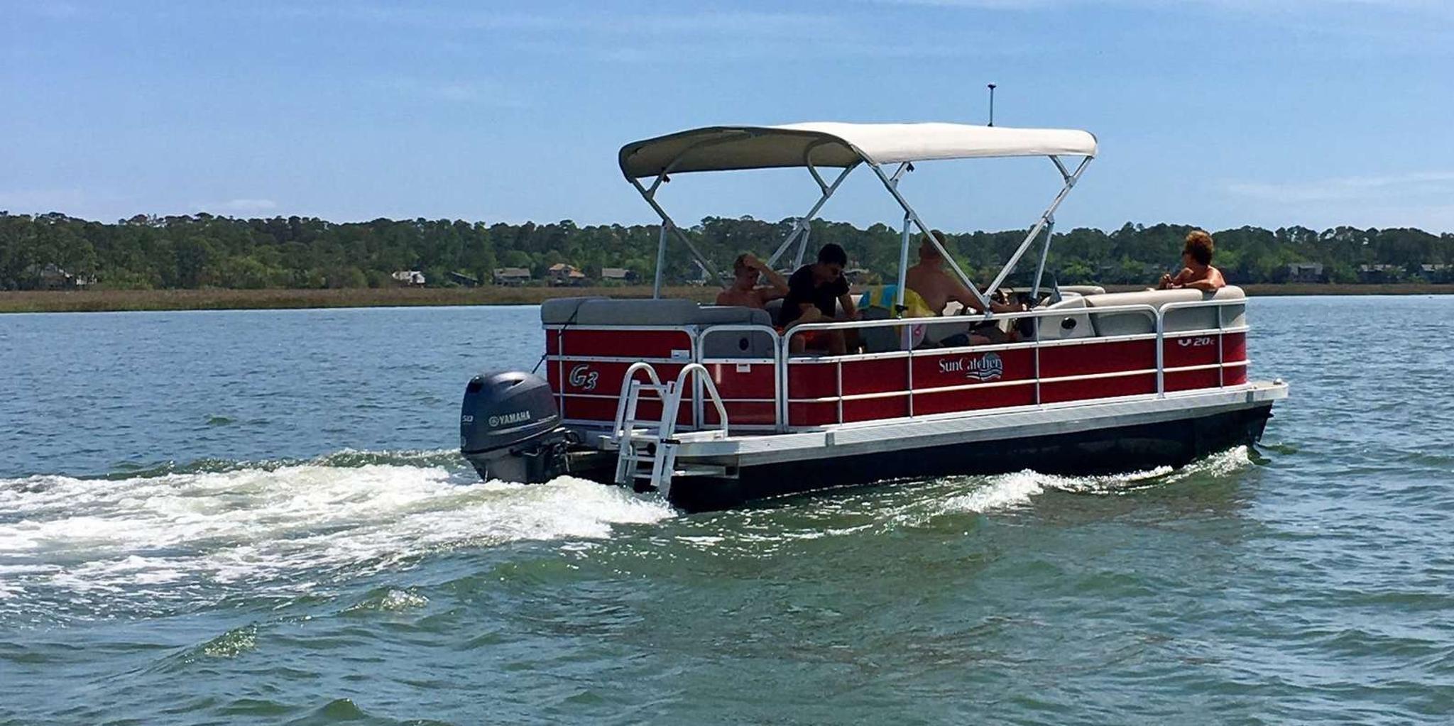 Hilton Head Pontoon Boat Rental 2 hr