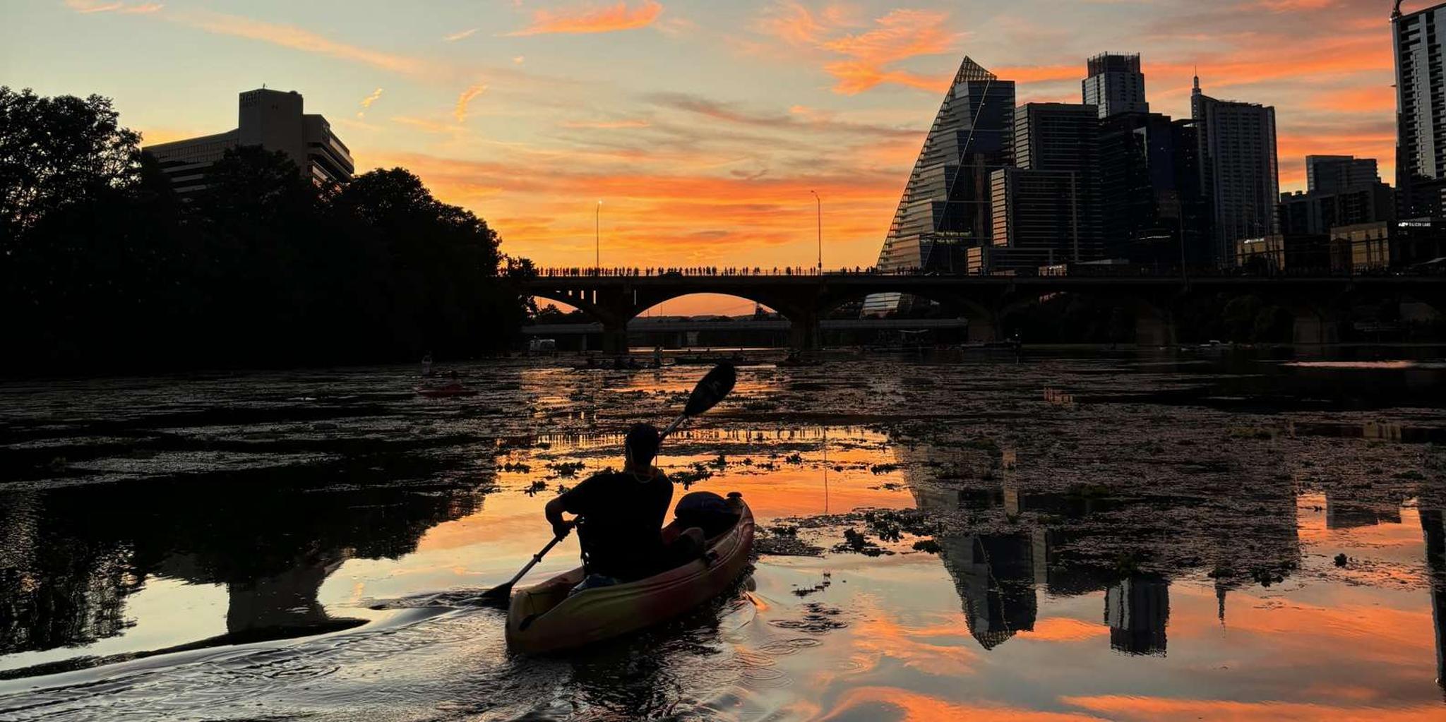 Austin Skyline Kayak Tour at Sunset - Image 6