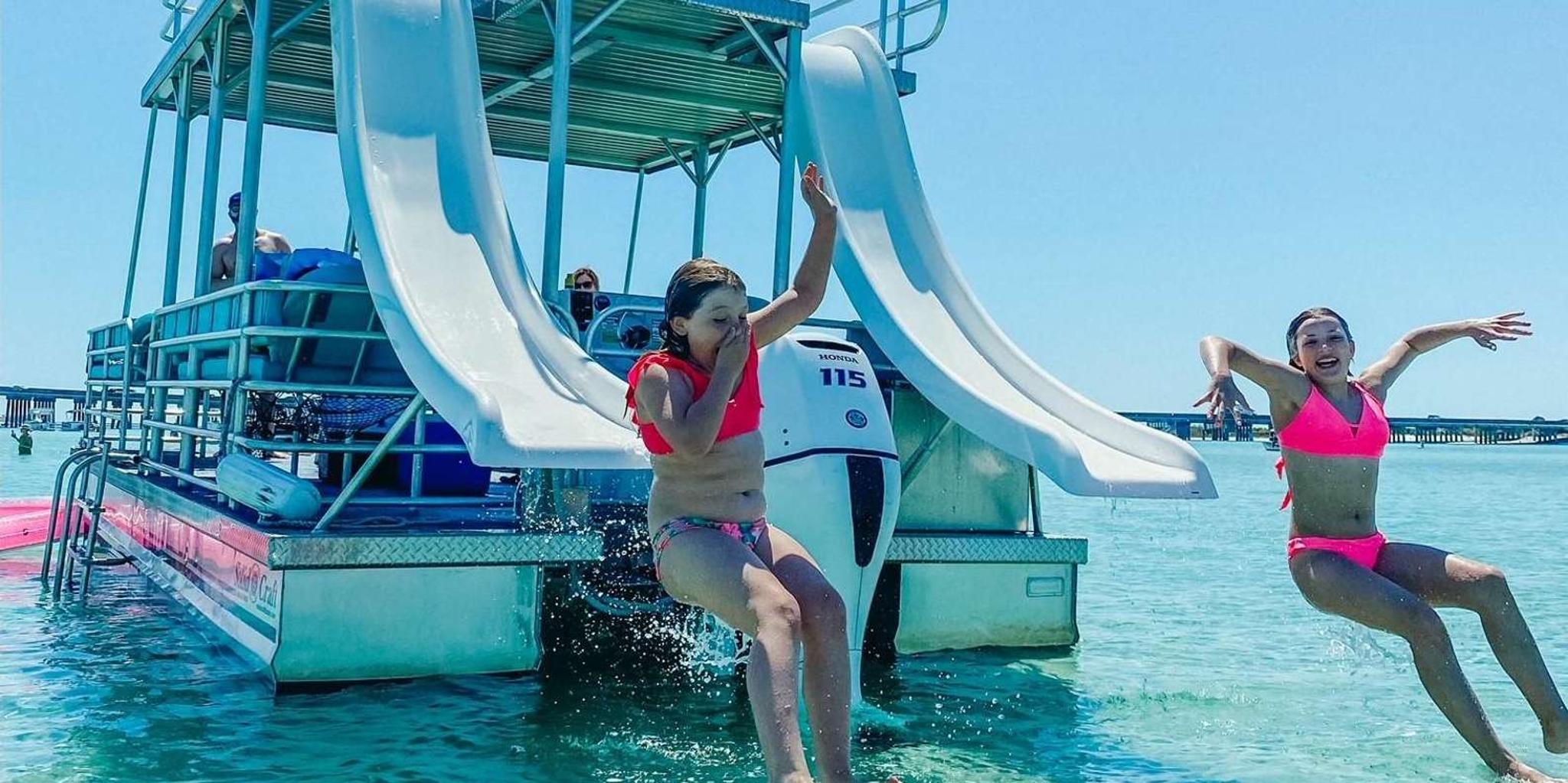 Fort Walton Pontoon Boat Rental with Double Slides 8 hr - Image 5