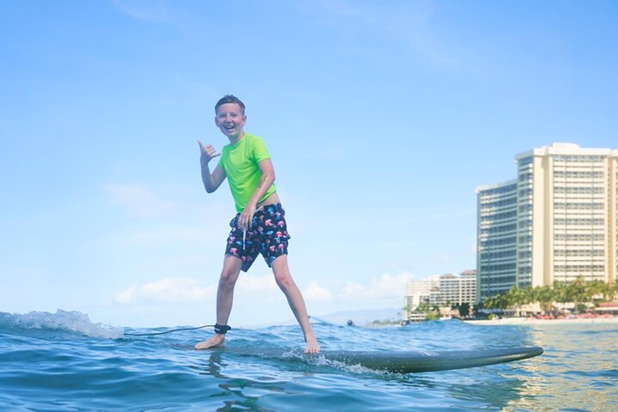 Waikiki Surfing Lessons with Local Firefighters - Image 6