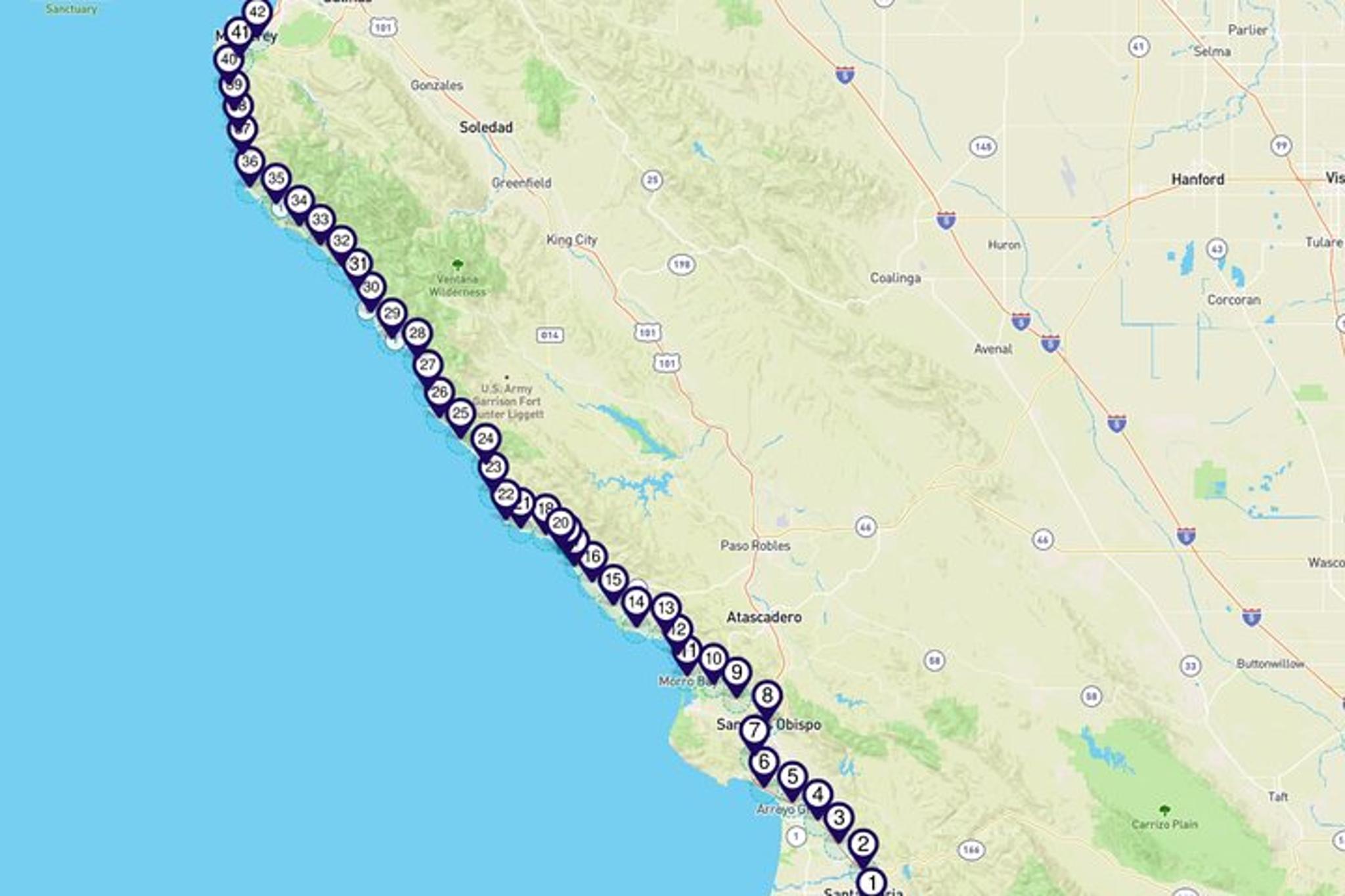 Santa Maria to Monterey Driving Tour - Image 3