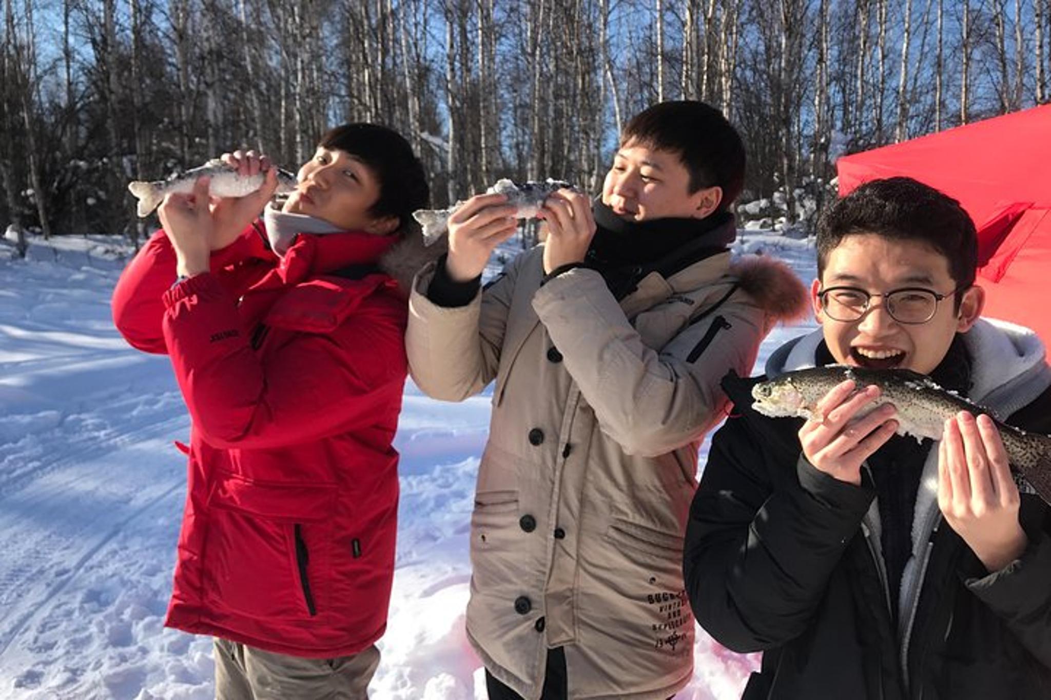North Pole Ice Fishing Experience at Chena Lake - Image 2