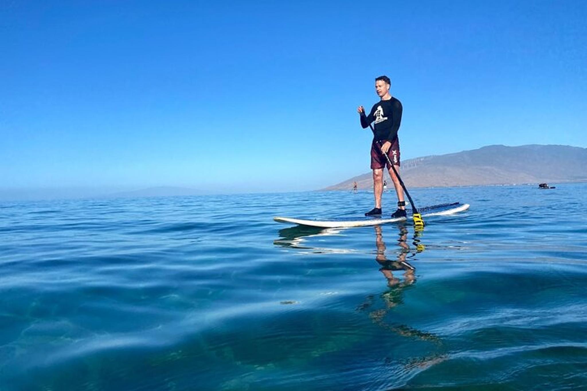 Kihei Stand Up Paddle Boarding Class at Kalama Beach - Image 4