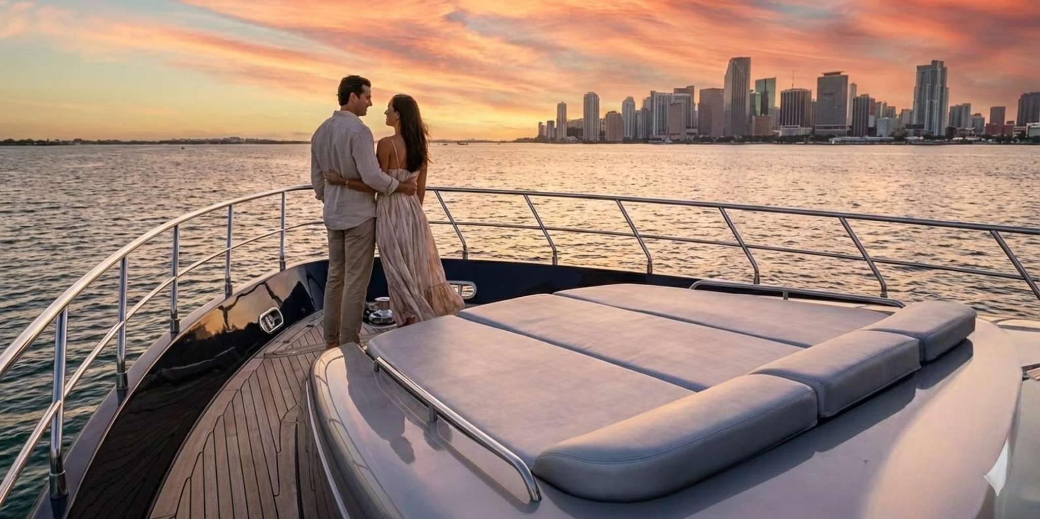 Miami Biscayne Bay Yacht Cruise with Water Toys - Image 1