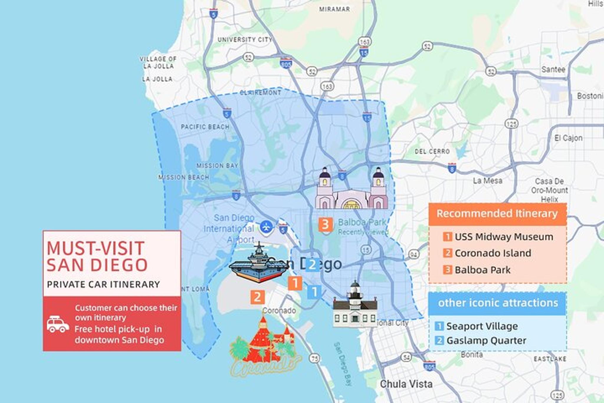 San Diego Private Highlights Tour with Chauffeur - Image 5
