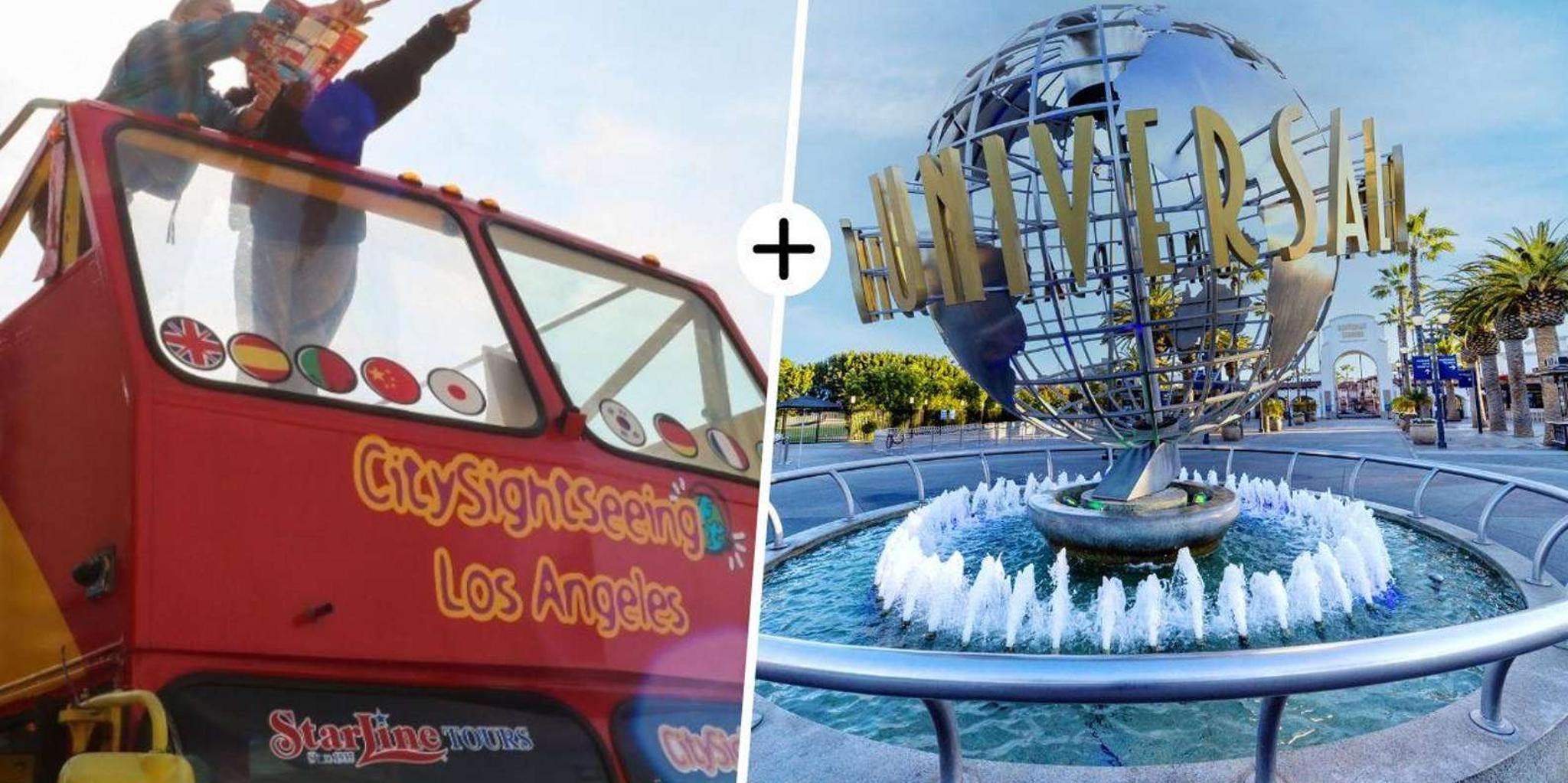 Los Angeles Universal Studios and Hop-On Hop-Off Tour