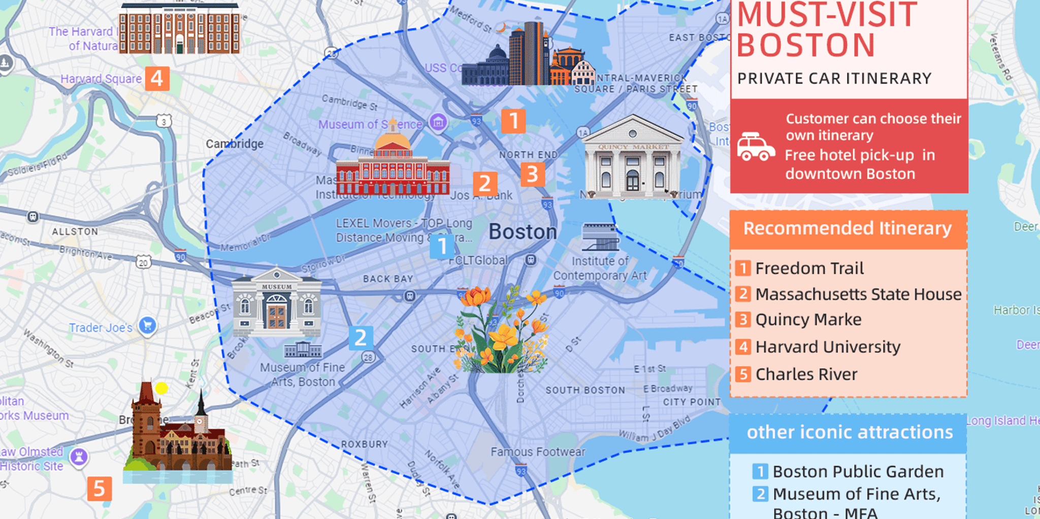 Boston Private Sightseeing Tour with Chauffeur - Image 3