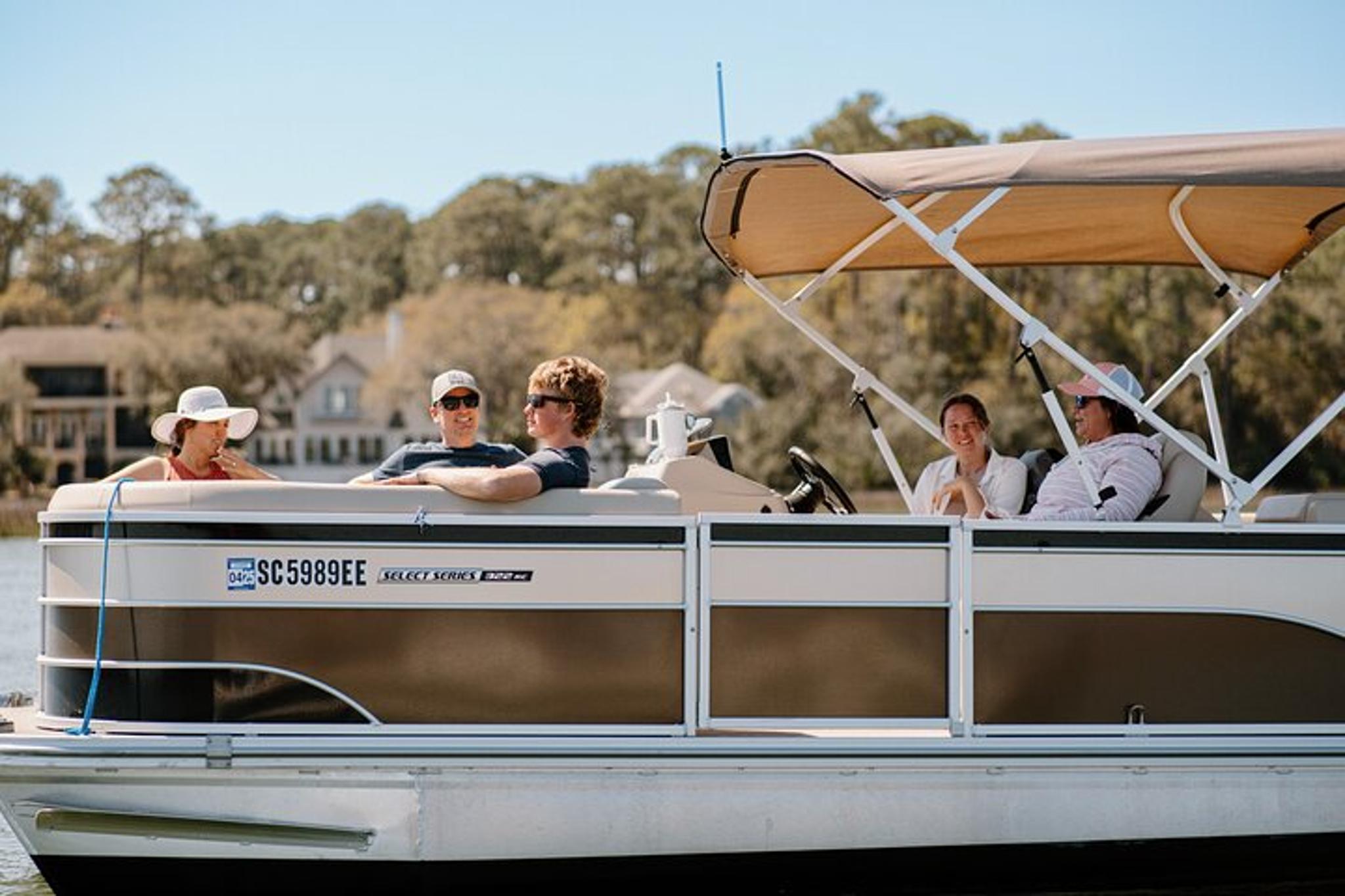 Hilton Head Island Pontoon Boat Rental - Image 2