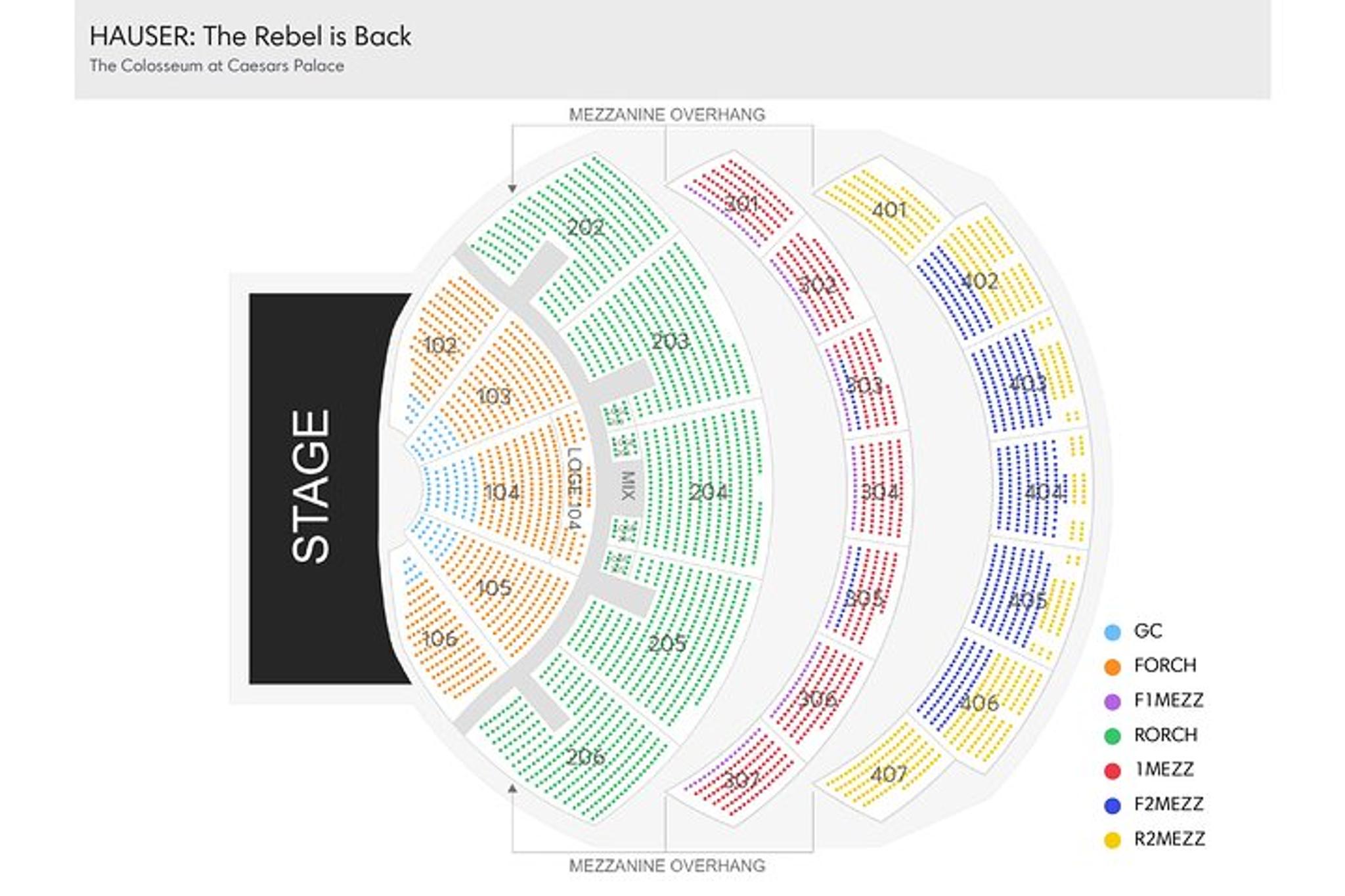 Las Vegas HAUSER Concert at Caesars Palace 90 min - Image 3