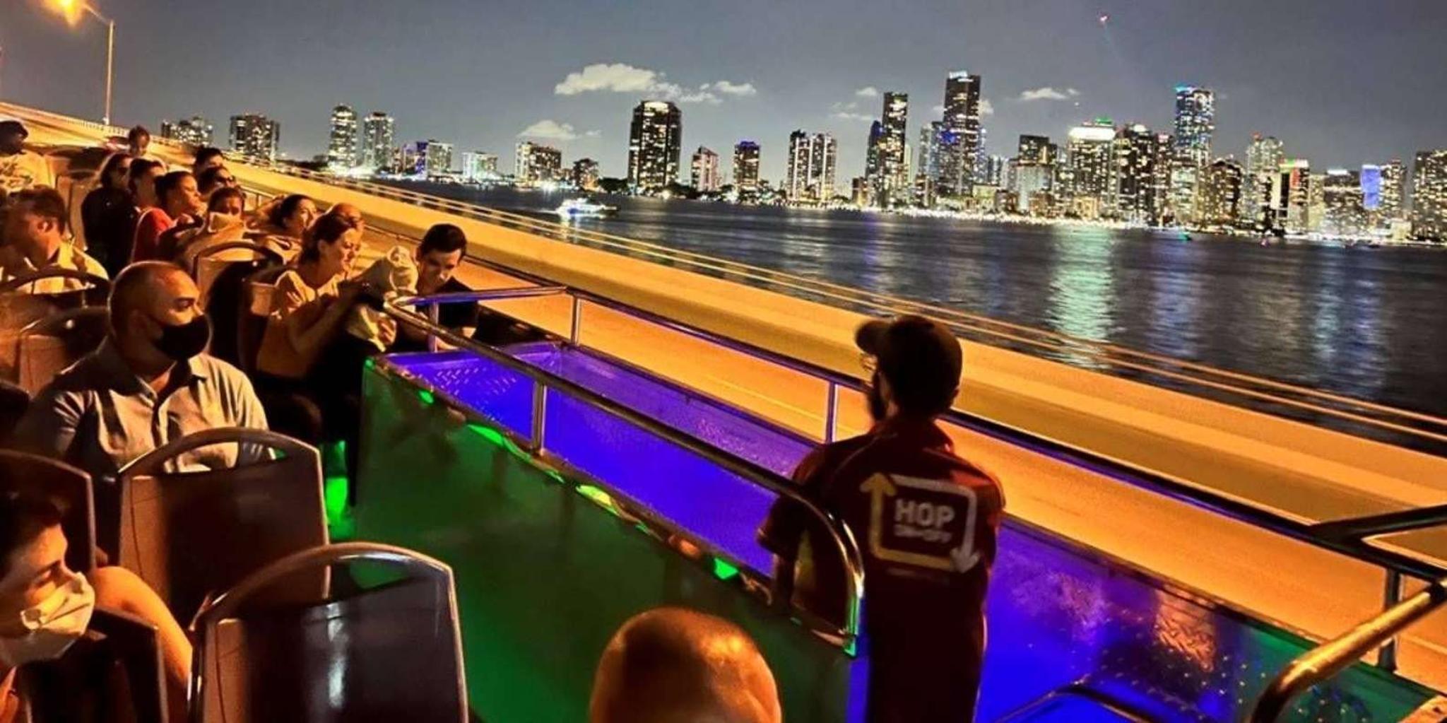 Miami Sightseeing Night Tour by Open-top Bus - Image 3