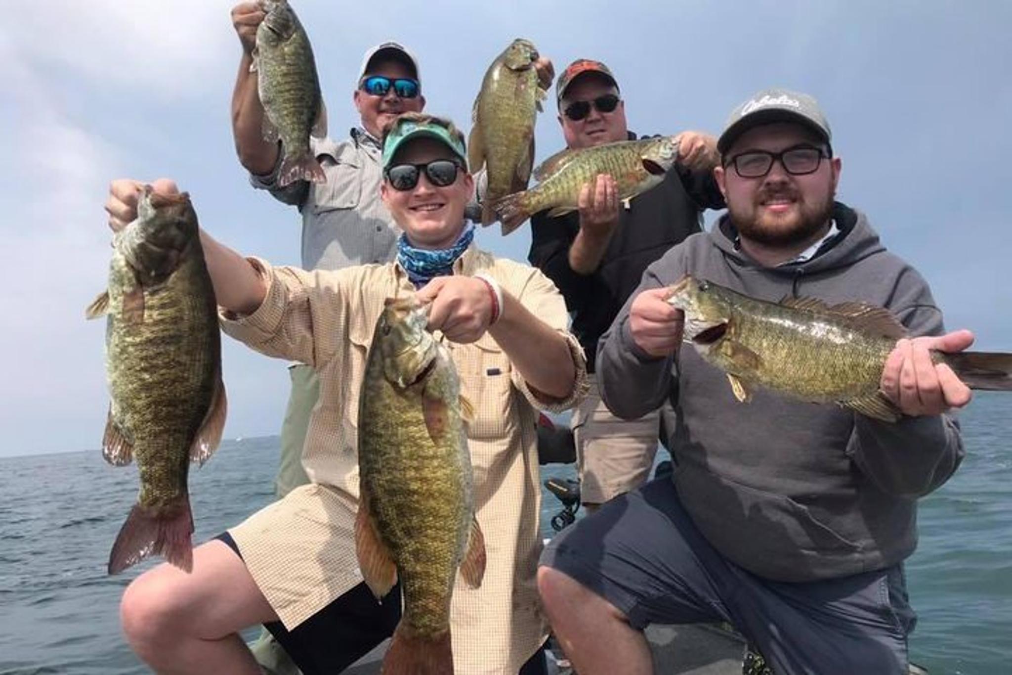 Erie Smallmouth Bass Fishing Charter