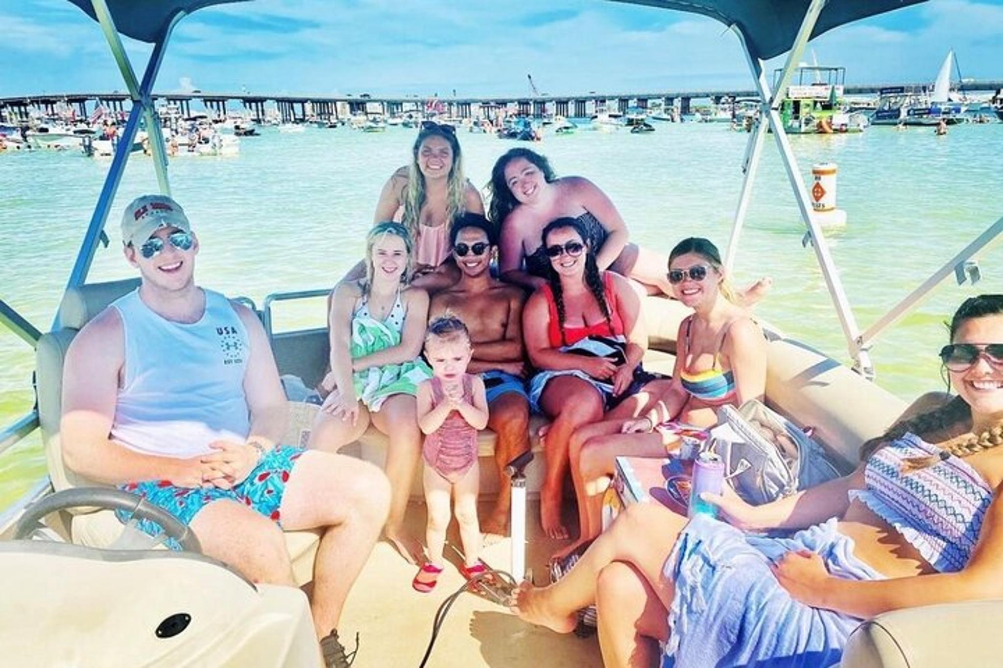 Fort Walton Pontoon Boat Rental 4 hr - Image 3