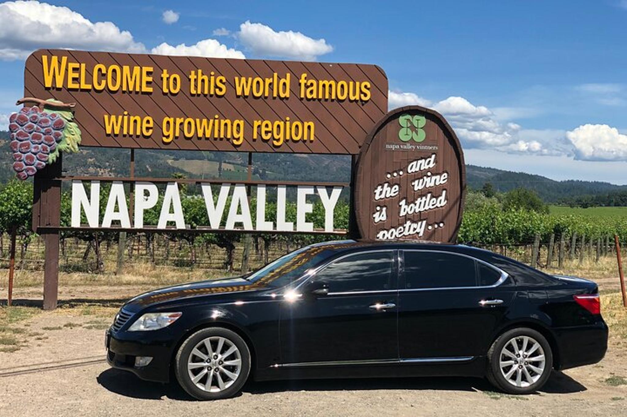 Napa Wine Tour in a Luxury Vehicle