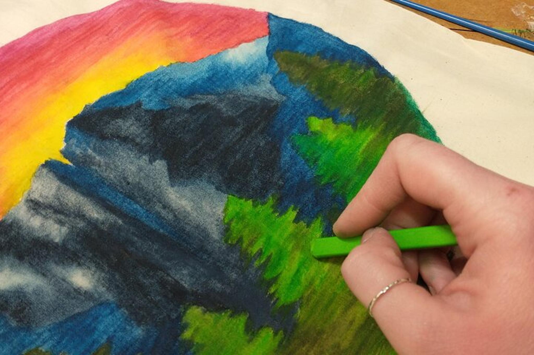 Estes Park Inktense Painting Class - Image 6