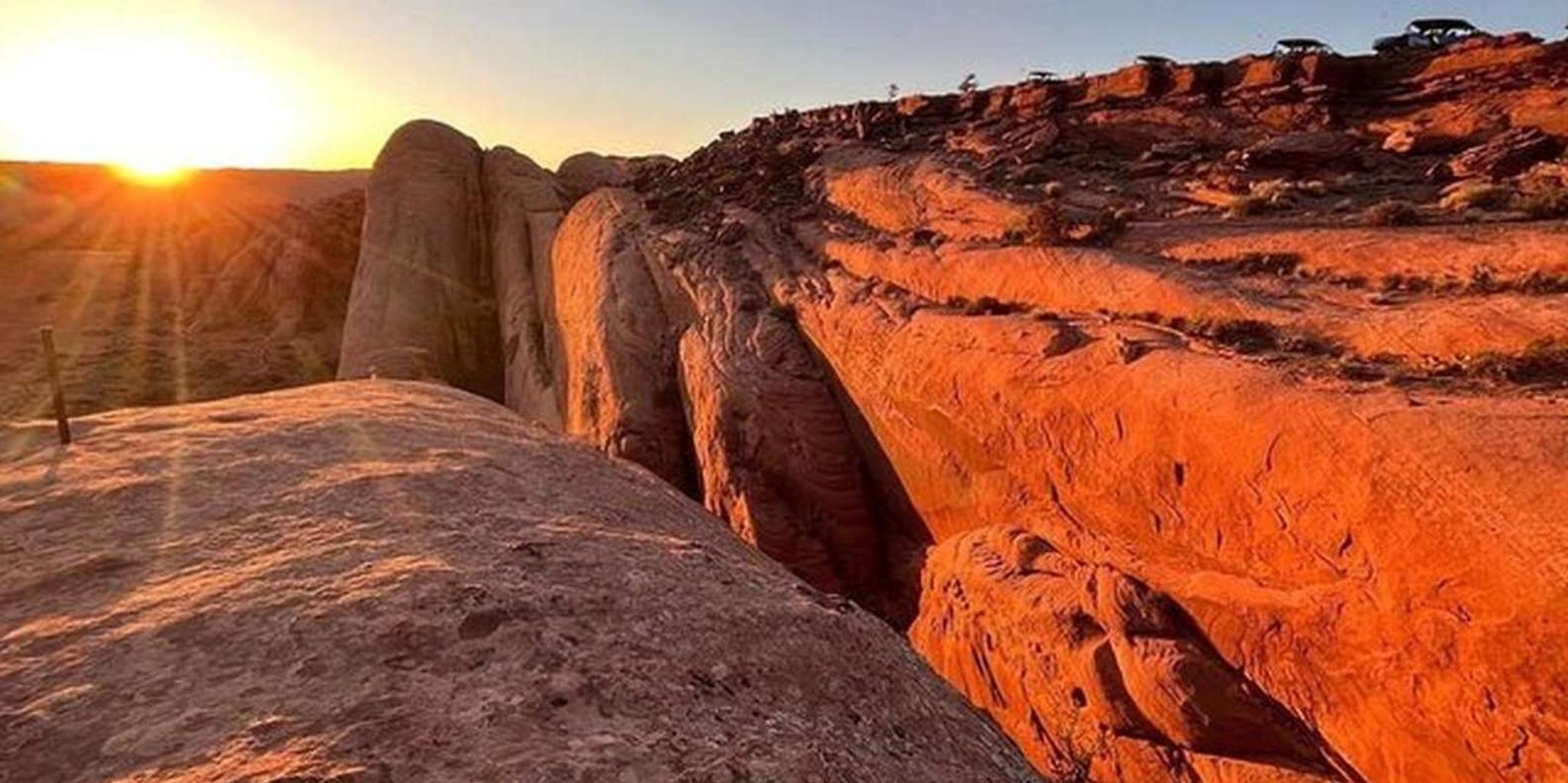 Moab UTV Adventure on Hell's Revenge at Sunset - Image 3
