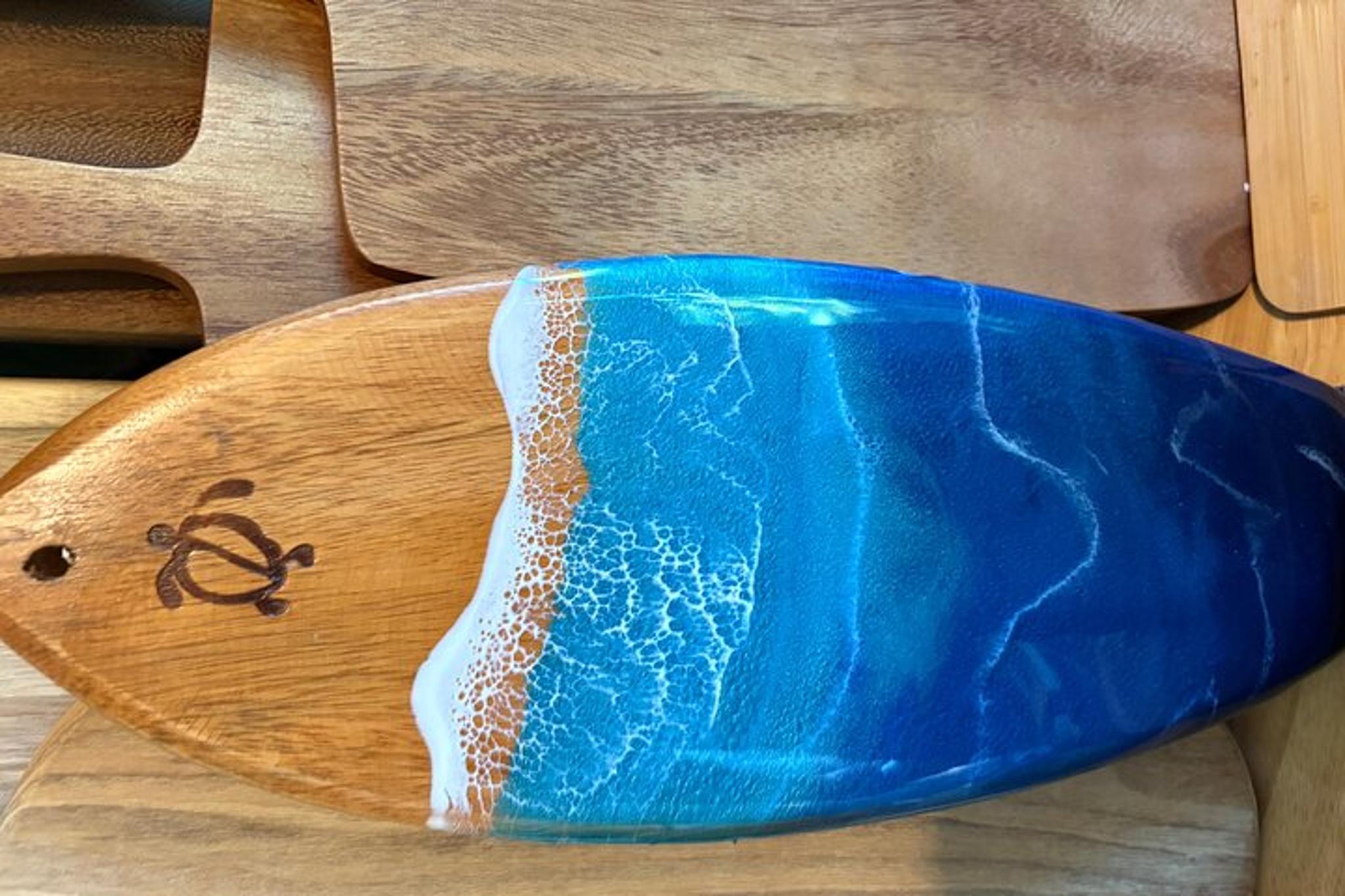 Maui Ocean Resin Art Class