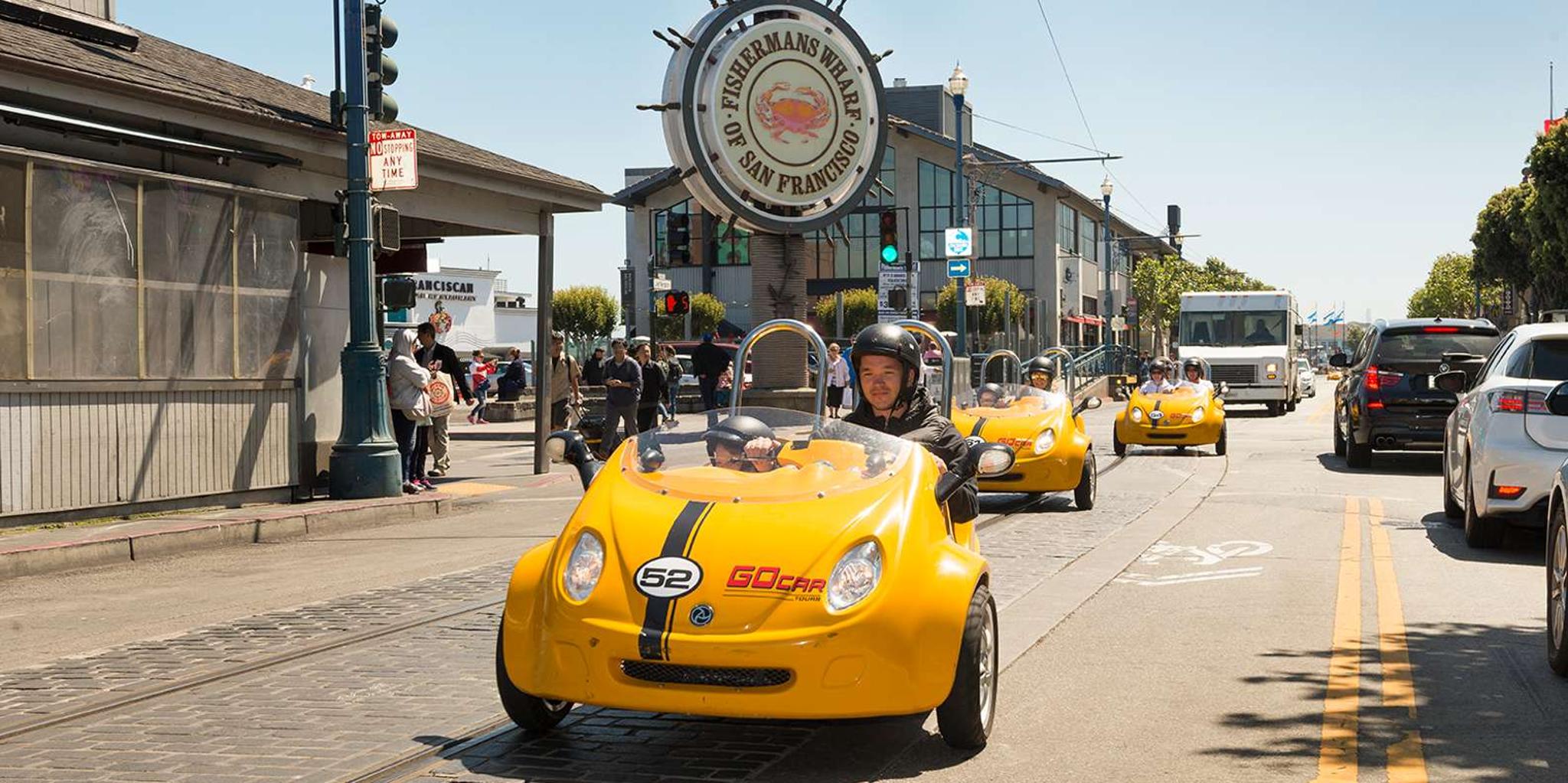 San Francisco GPS GoCar Tour Chinatown Loop 1 hr