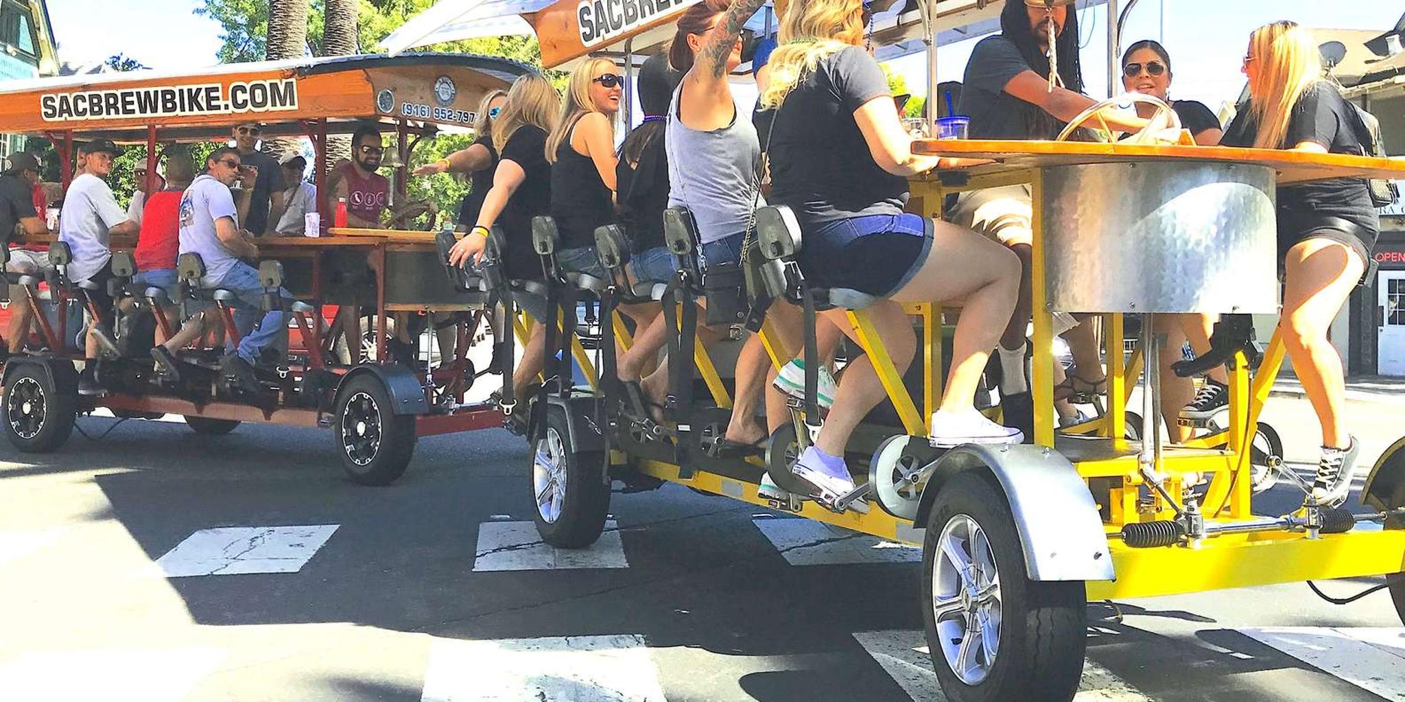 Sacramento Beer Bike Tour with Bar Stops