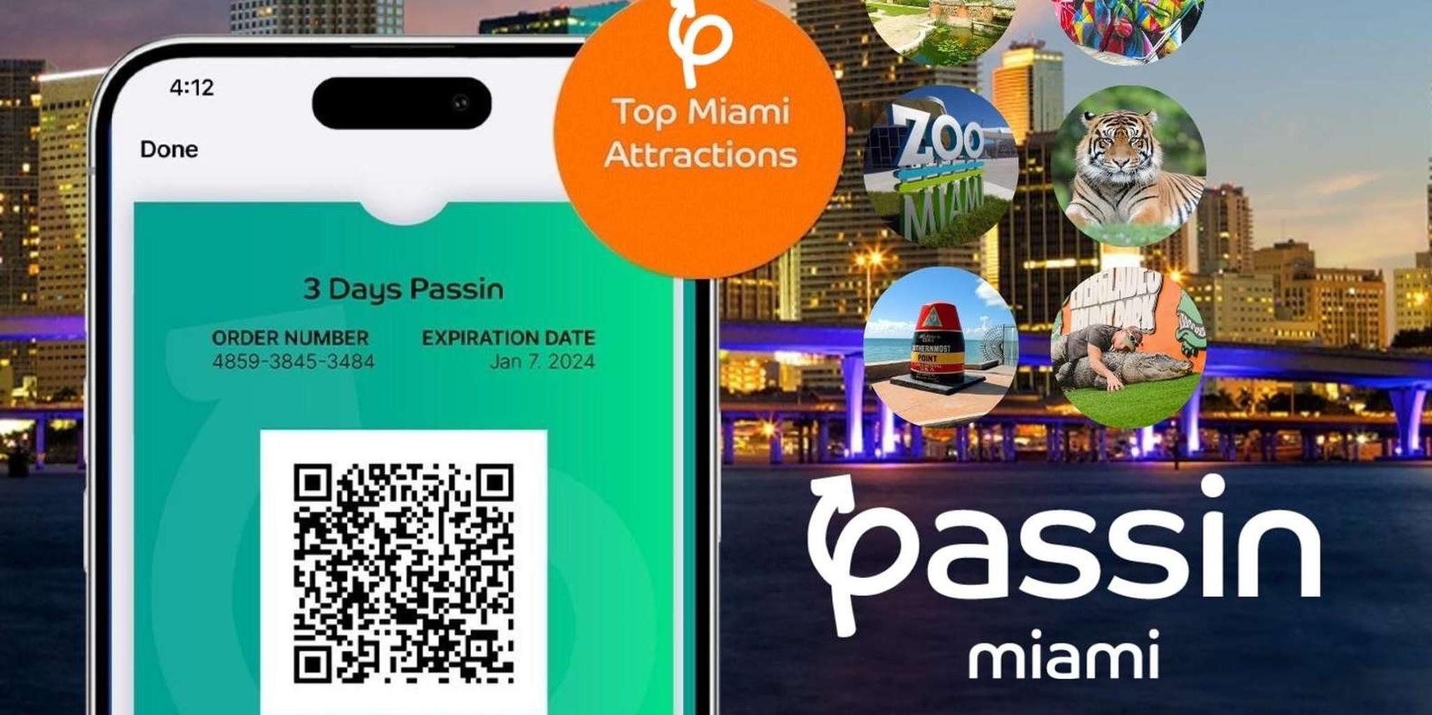 Miami Attractions Pass with eSIM & Airport Transfer