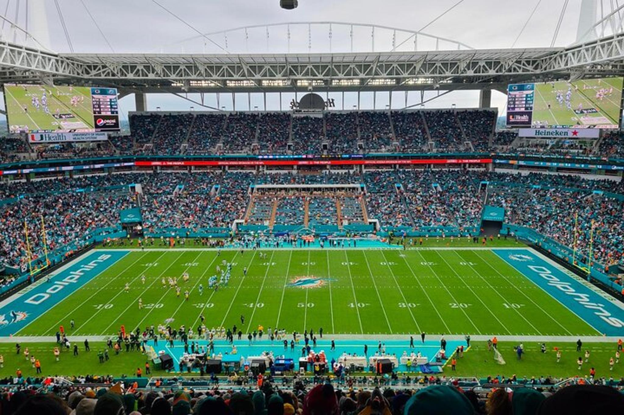 Miami Dolphins Football Game Ticket - Image 1