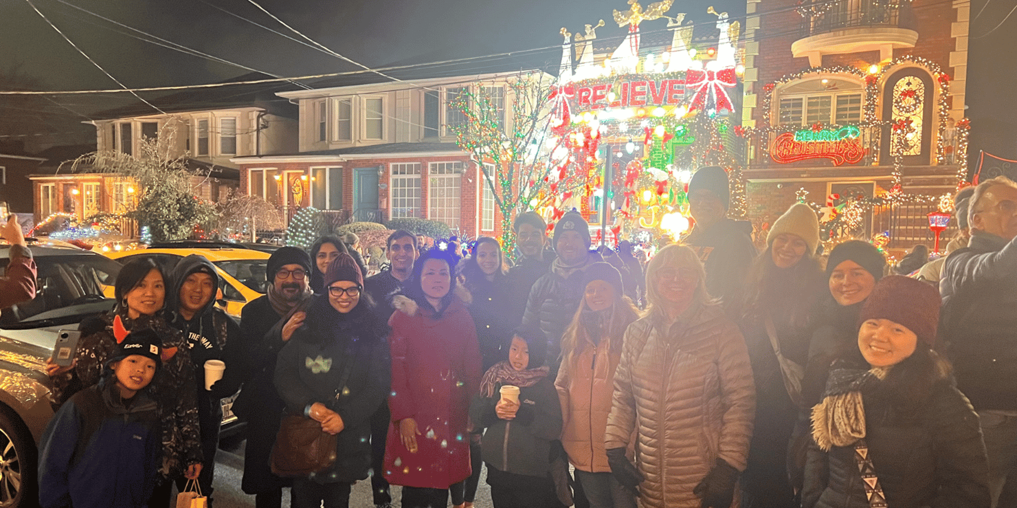 New York City Dyker Heights Christmas Lights Walking Tour
