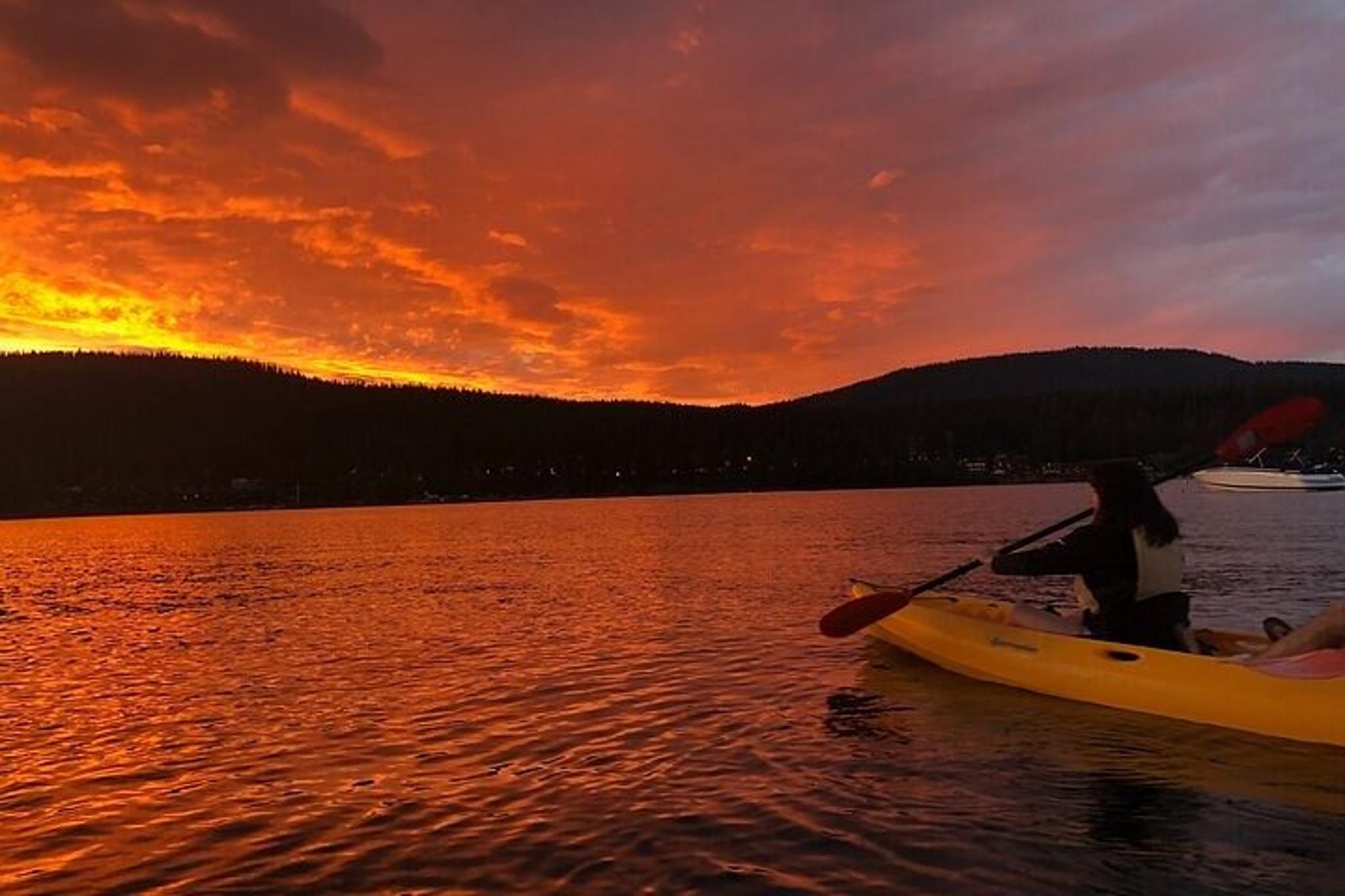 South Lake Tahoe Kayak Experience at Sunset - Image 1