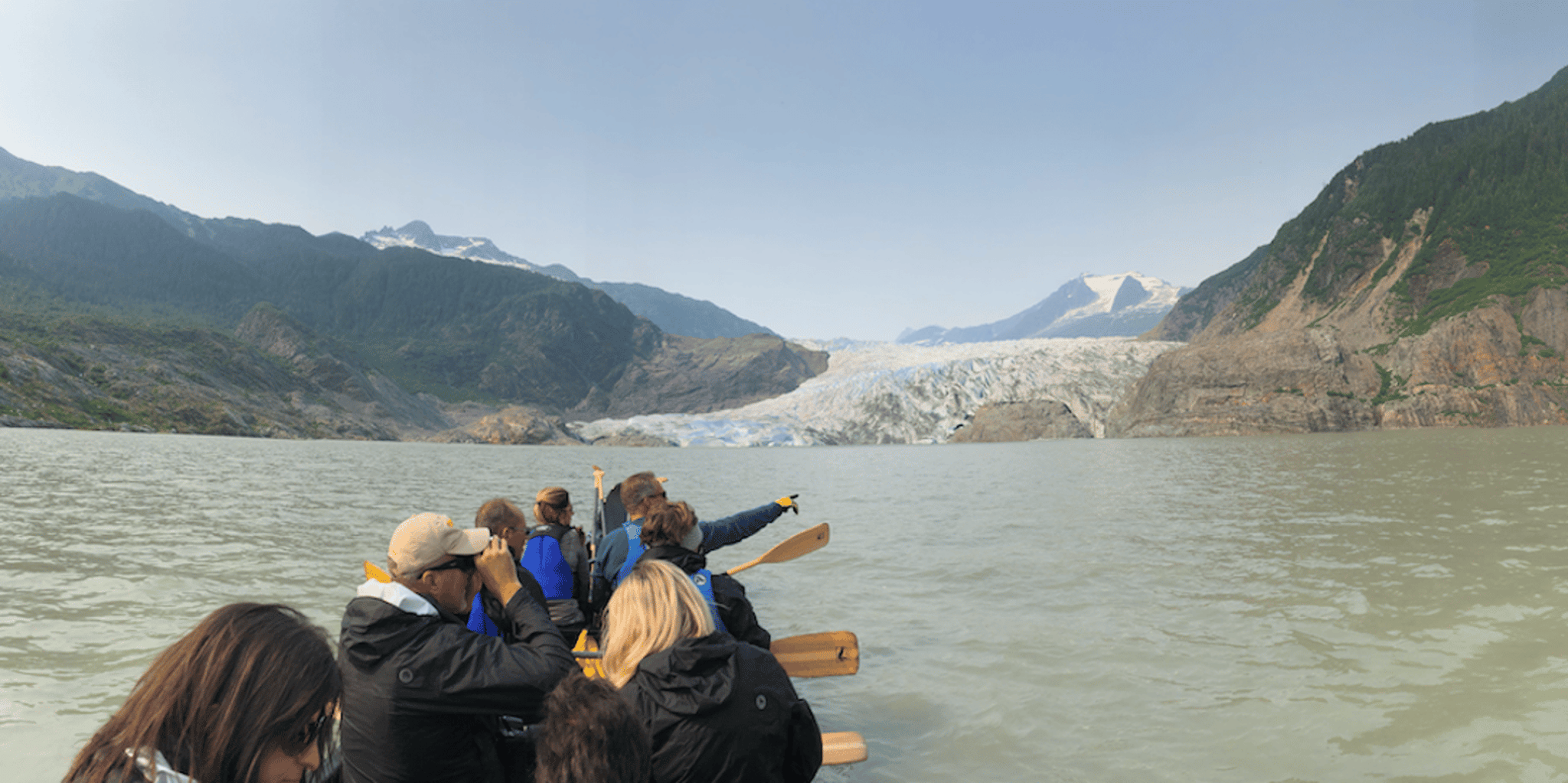 Juneau Mendenhall Lake Canoe Tour - Image 3