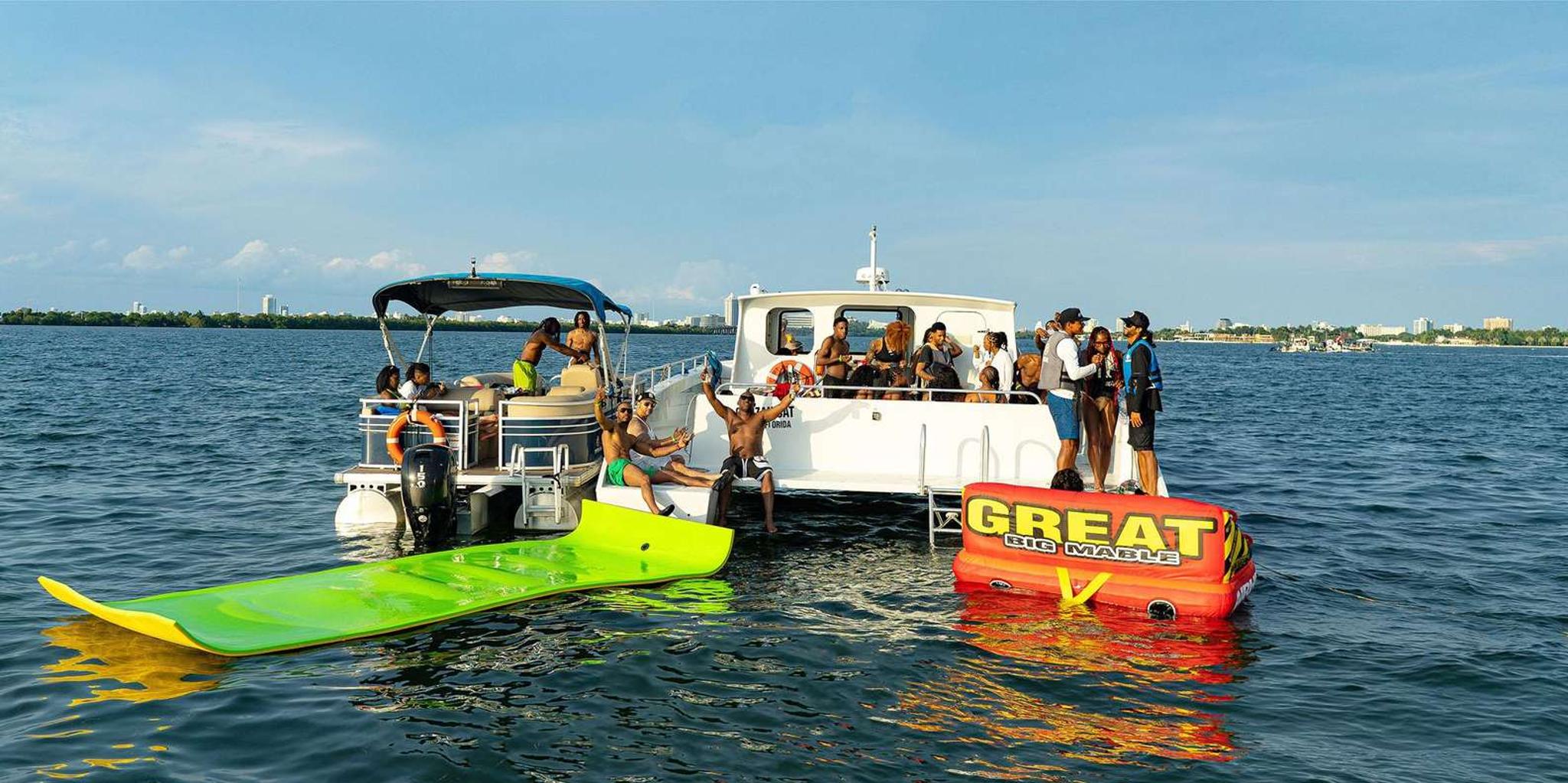 Miami Adventure Cruise with Jetski and Tubing
