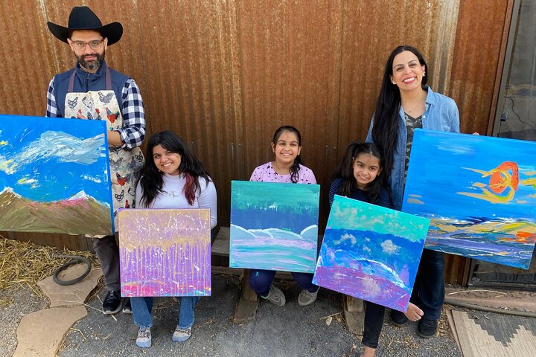 Santa Fe Abstract Painting Class - Image 3