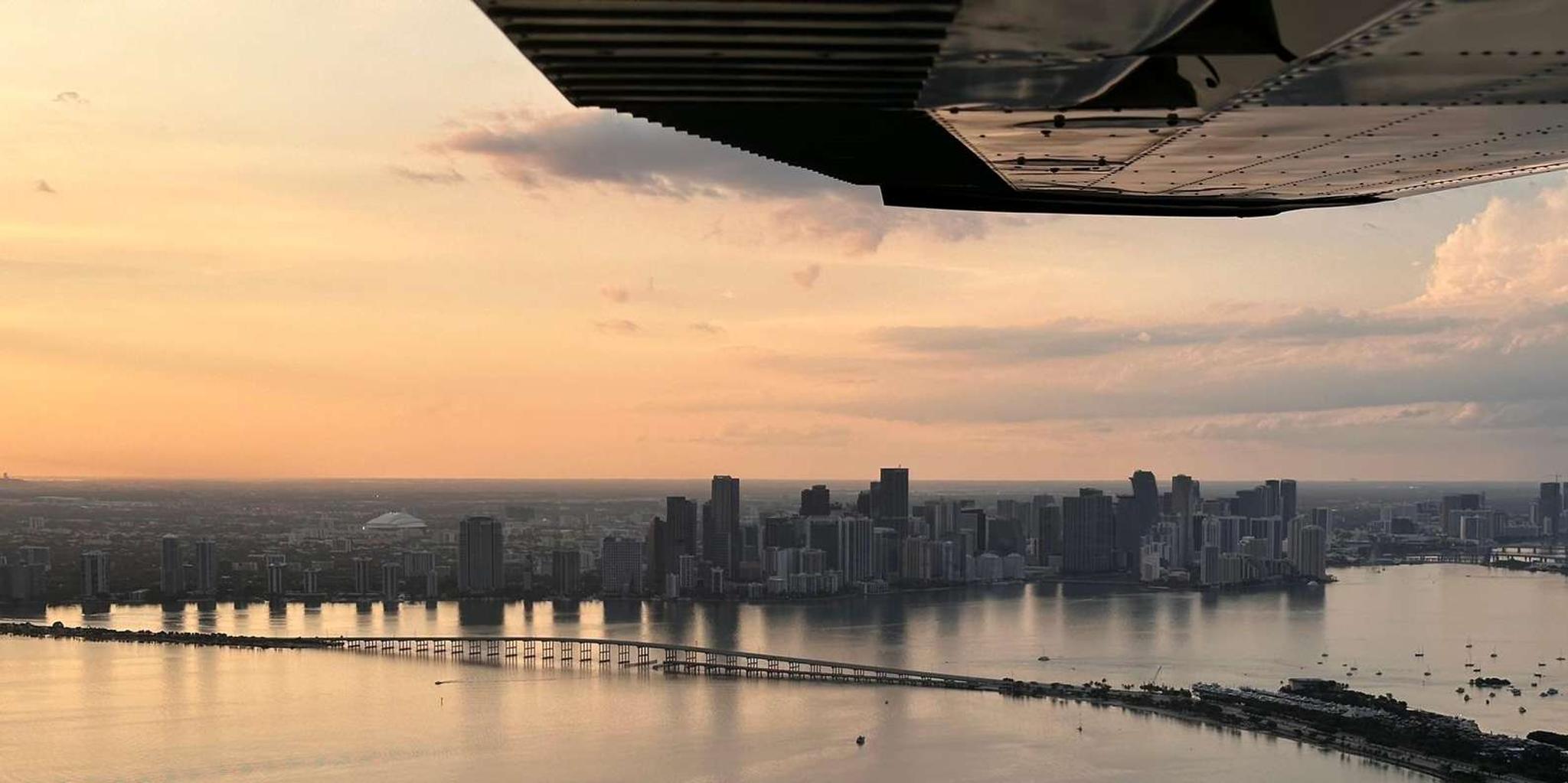 Miami Private Airplane Tour at Sunset - Image 4