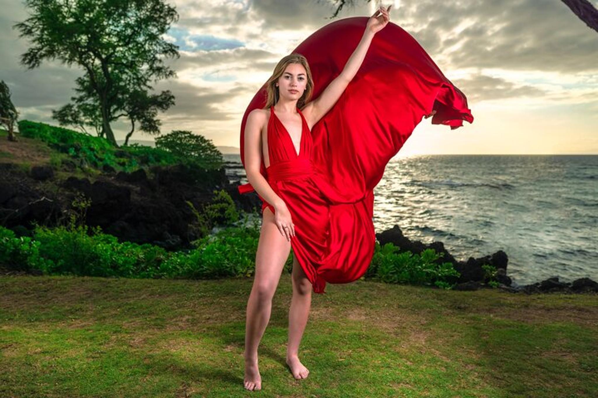 Maui Flying Dress Photoshoot - Image 5